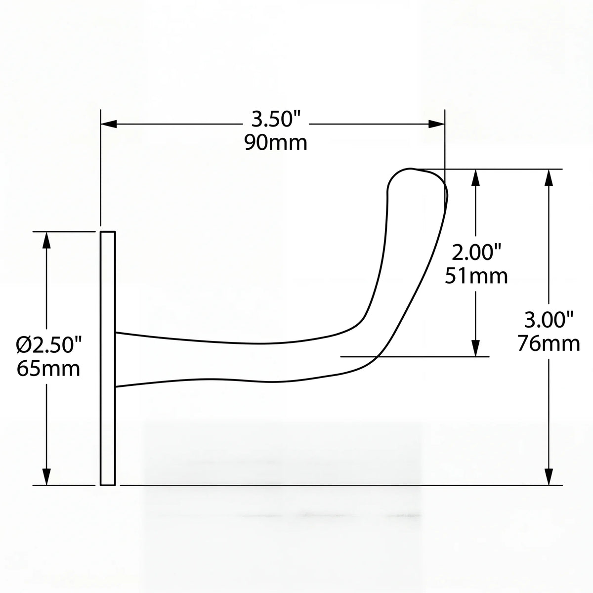 Unlacquered Bras Hook technical document 1