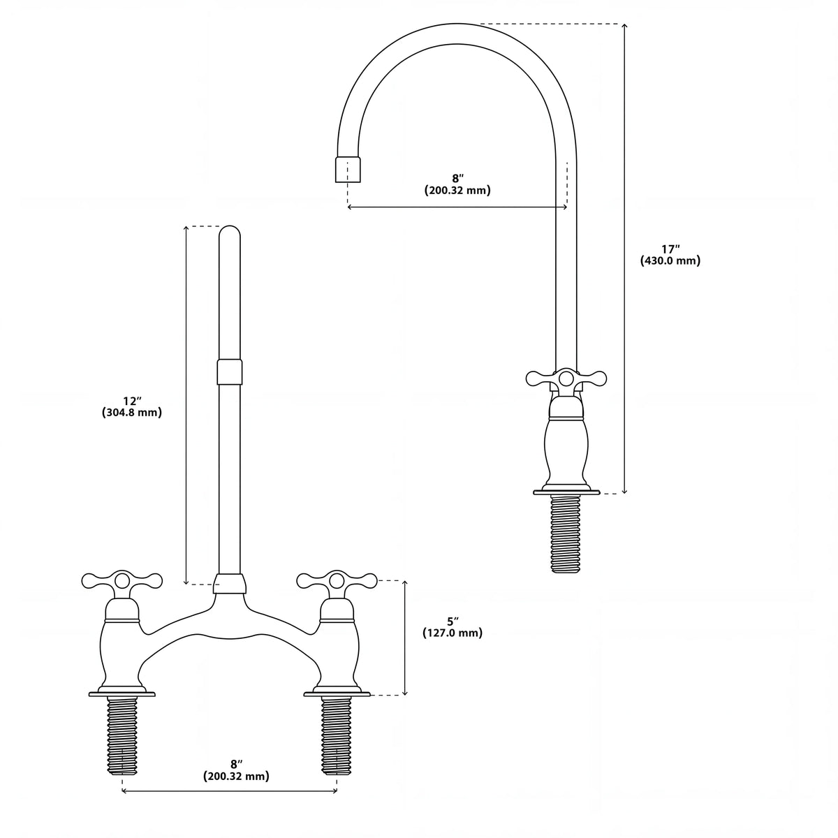 Grifo de cocina victoriano technical document 1