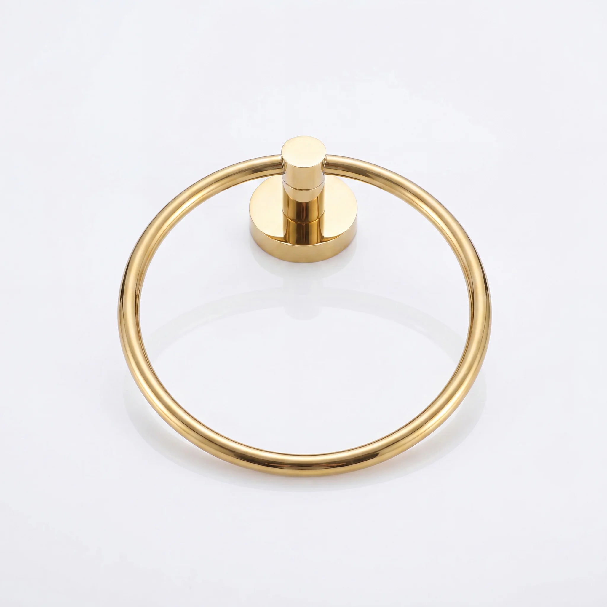 Unlacquered Brass Towel Holder Ring