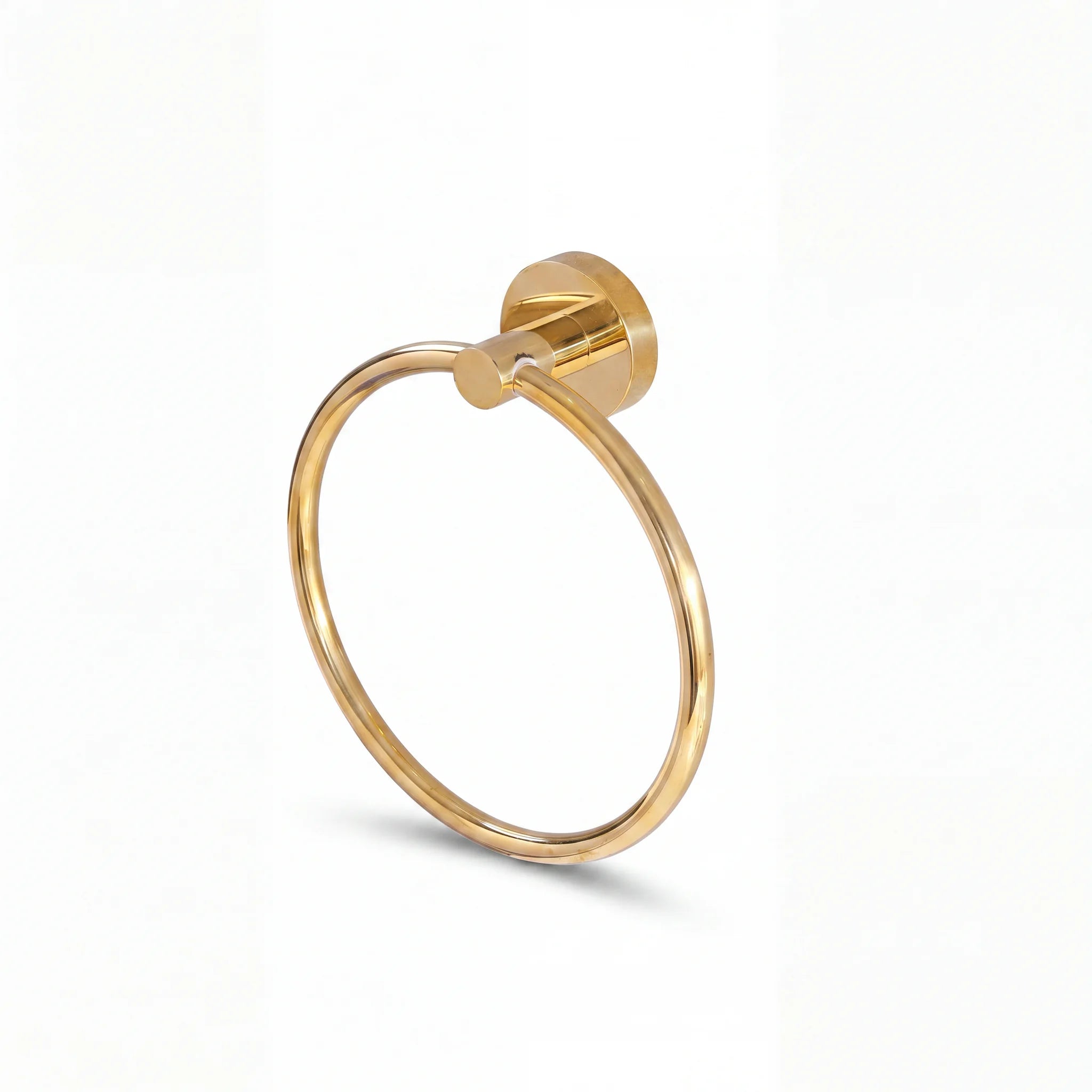 Unlacquered Brass Towel Holder Ring