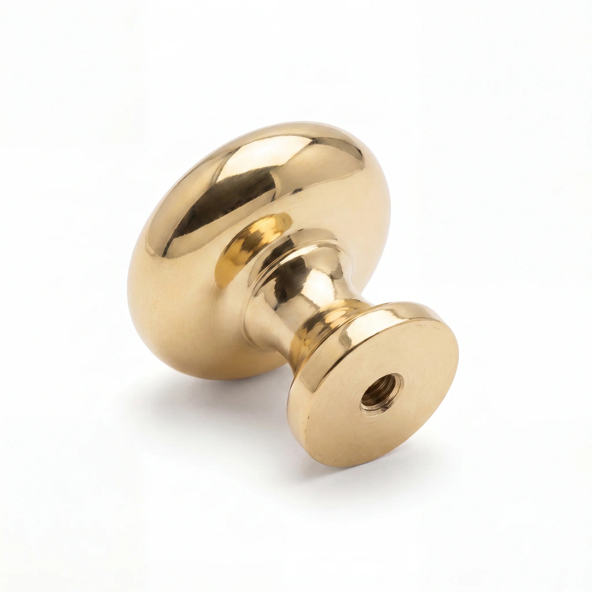 Solid Unlacquered Brass Cabinet Knobs