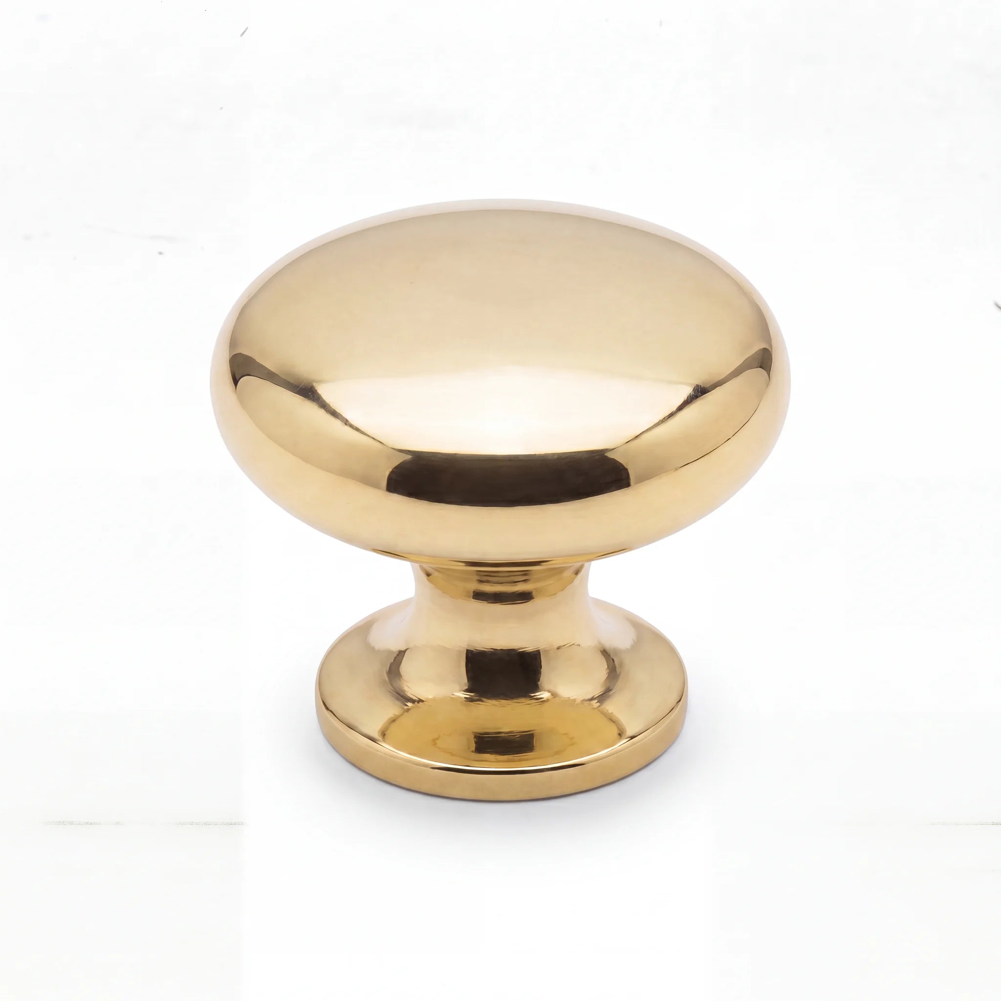 Solid Unlacquered Brass Cabinet Knobs