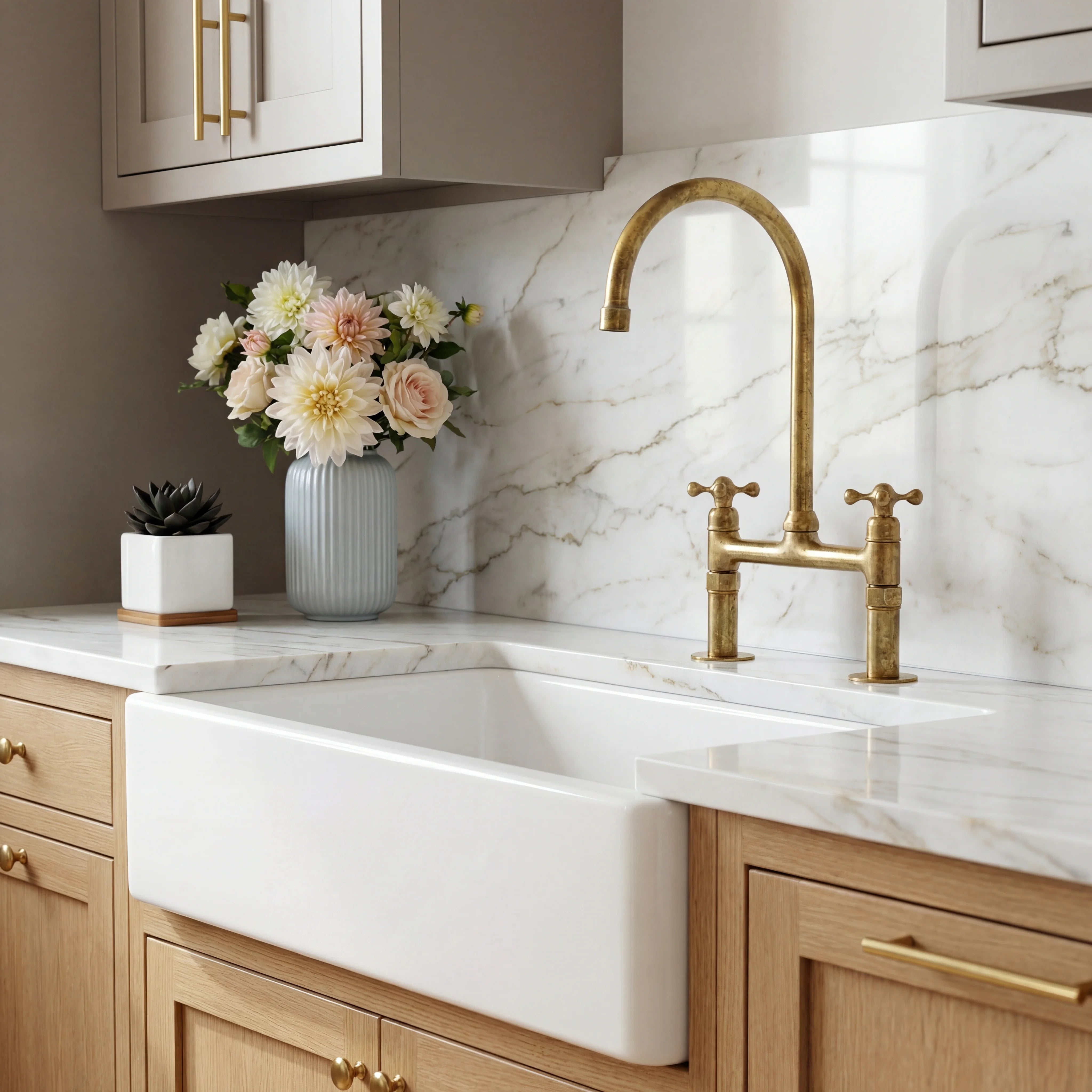 Maro Bridge Kitchen Faucet