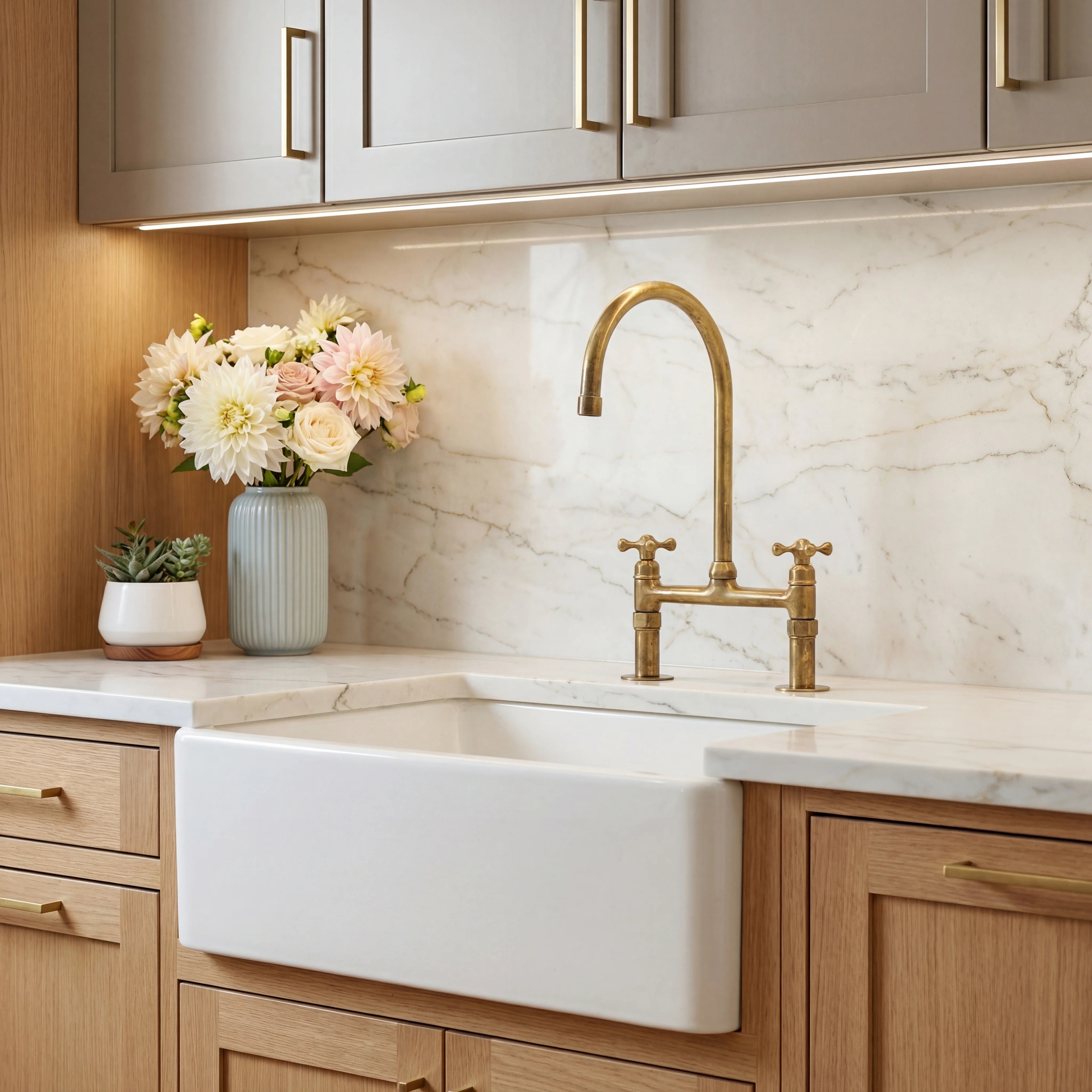 Maro Bridge Kitchen Faucet