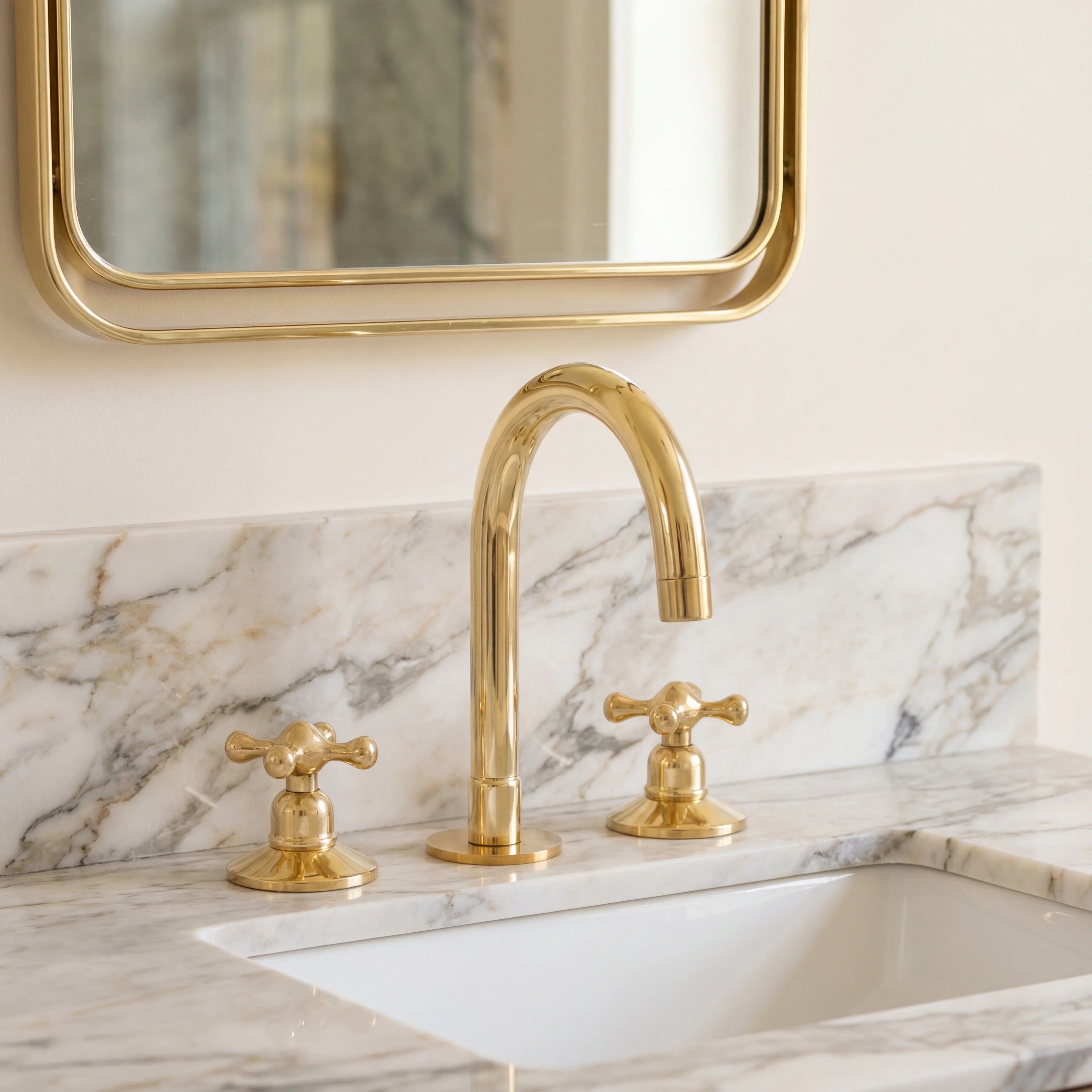 Lumi Widespread Bathroom Faucet