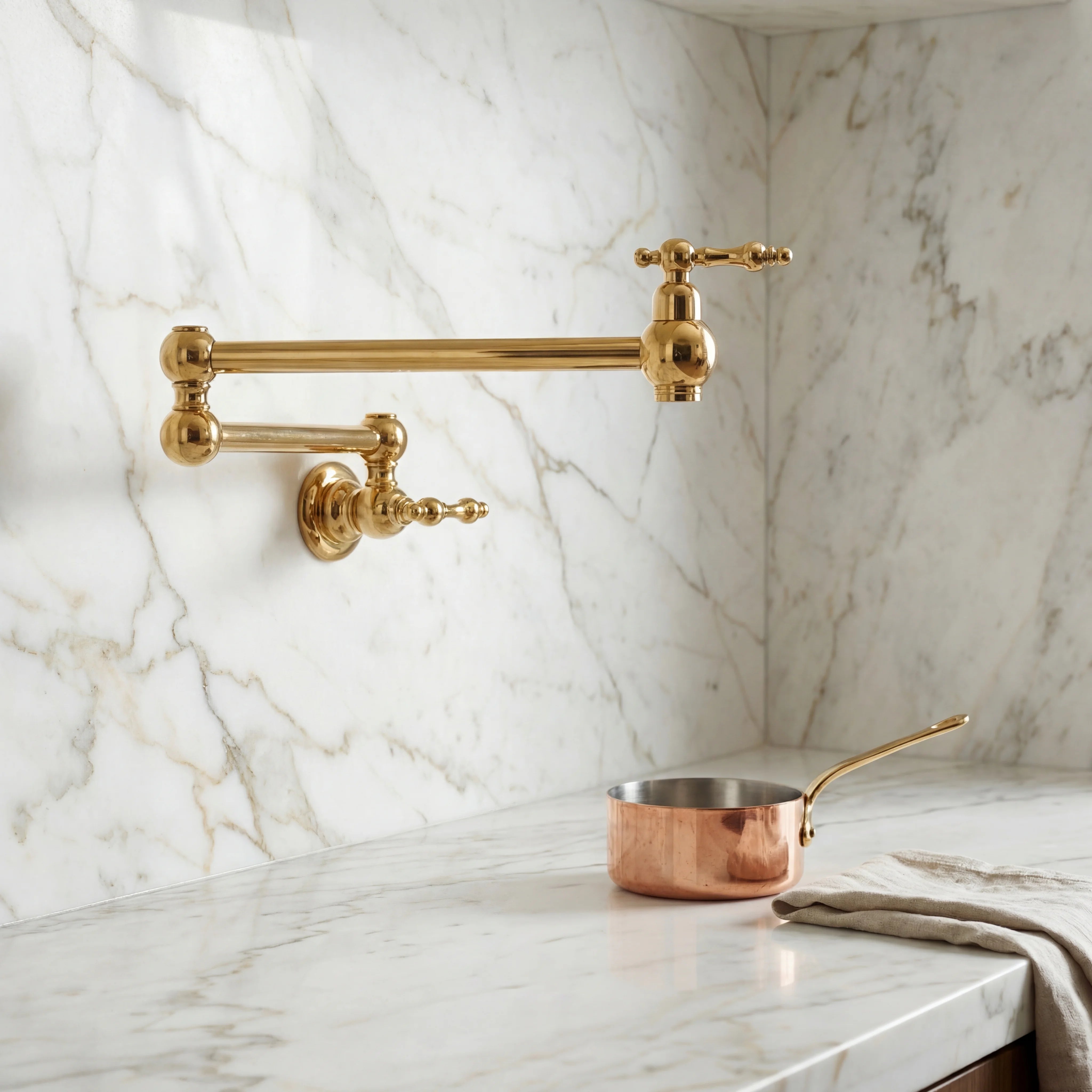 Belo Unlacquered Pot Filler