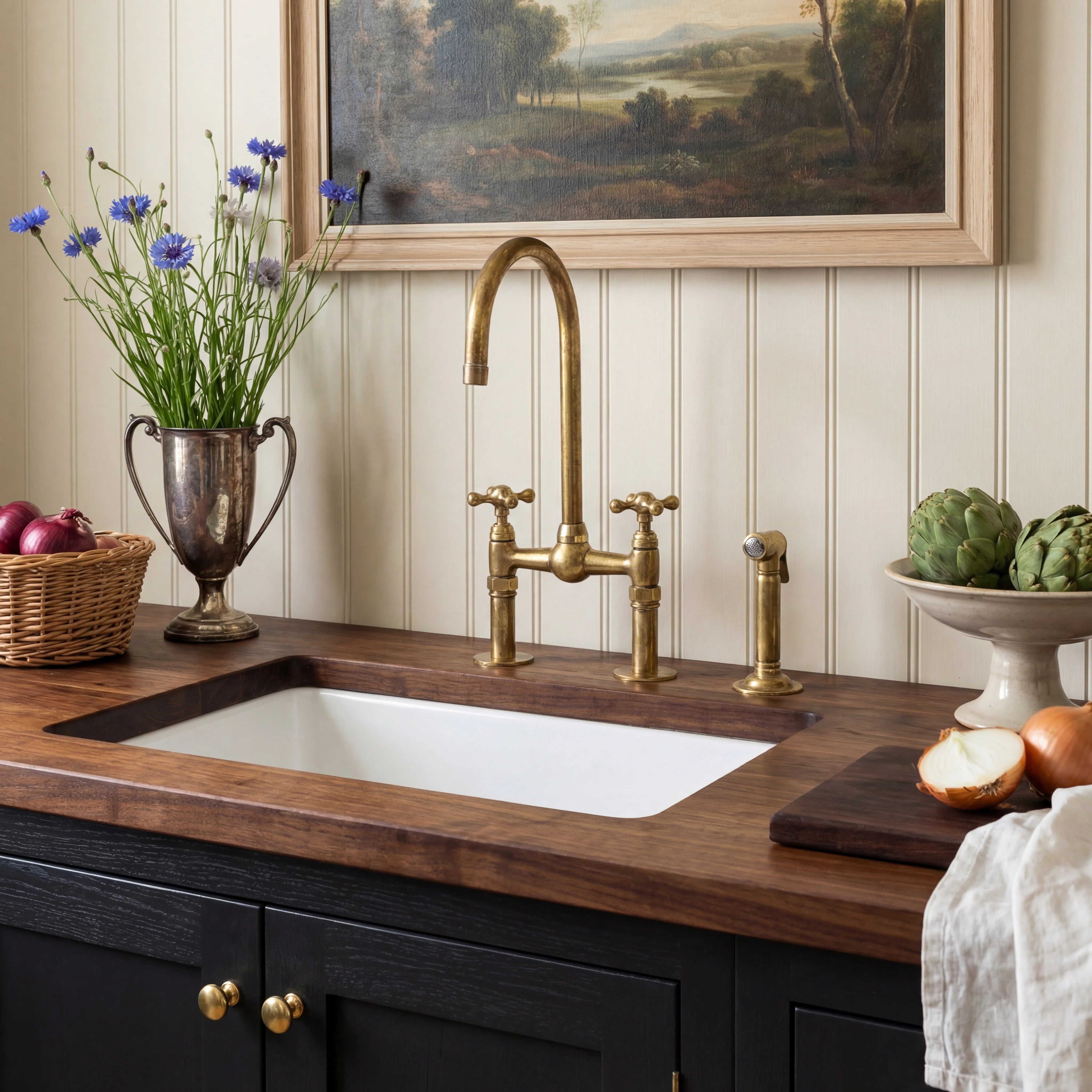 Cleo Brass Bridge Faucet
