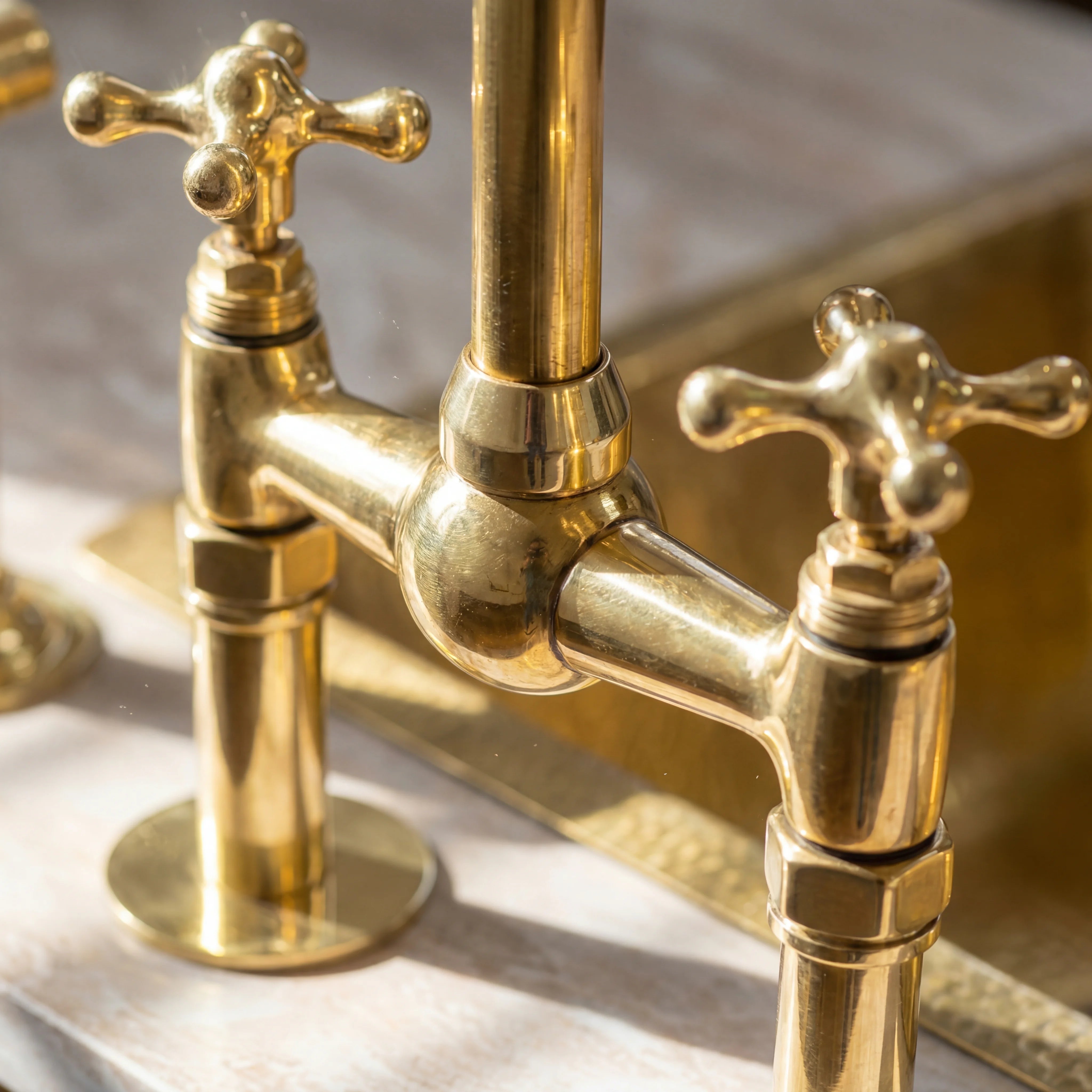 Cleo Brass Bridge Faucet