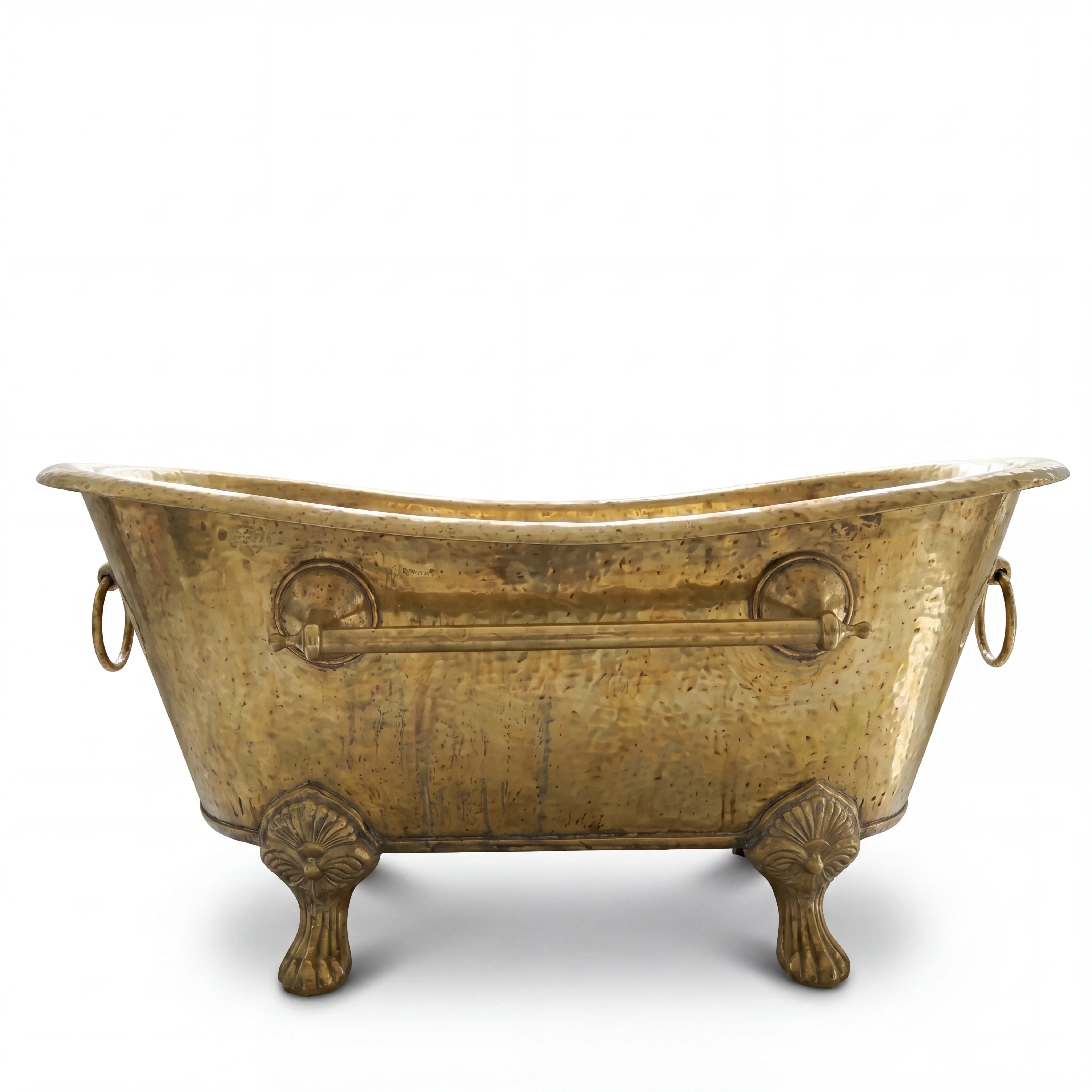 Antique Brass Clawfoot Bathtub