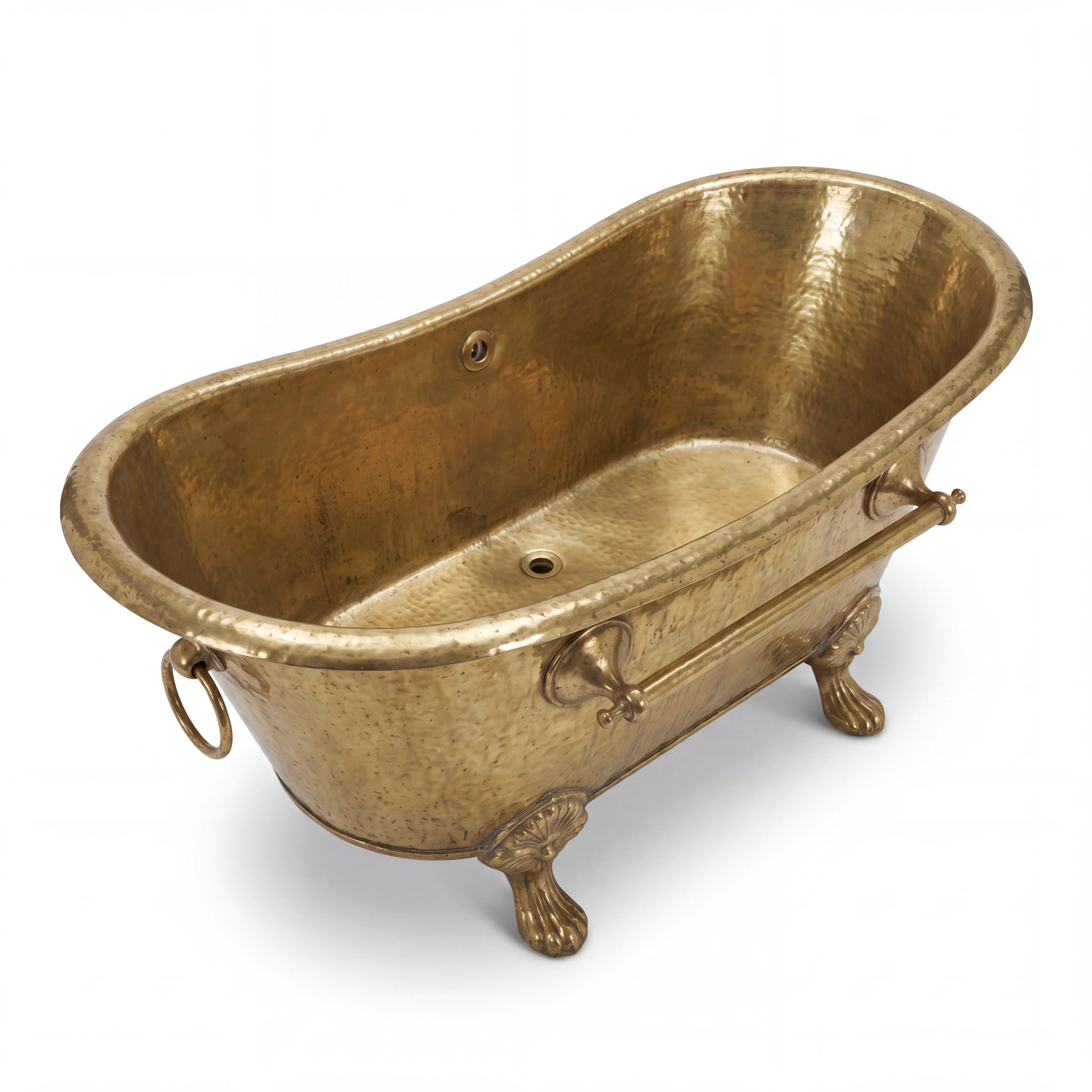 Antique Brass Clawfoot Bathtub