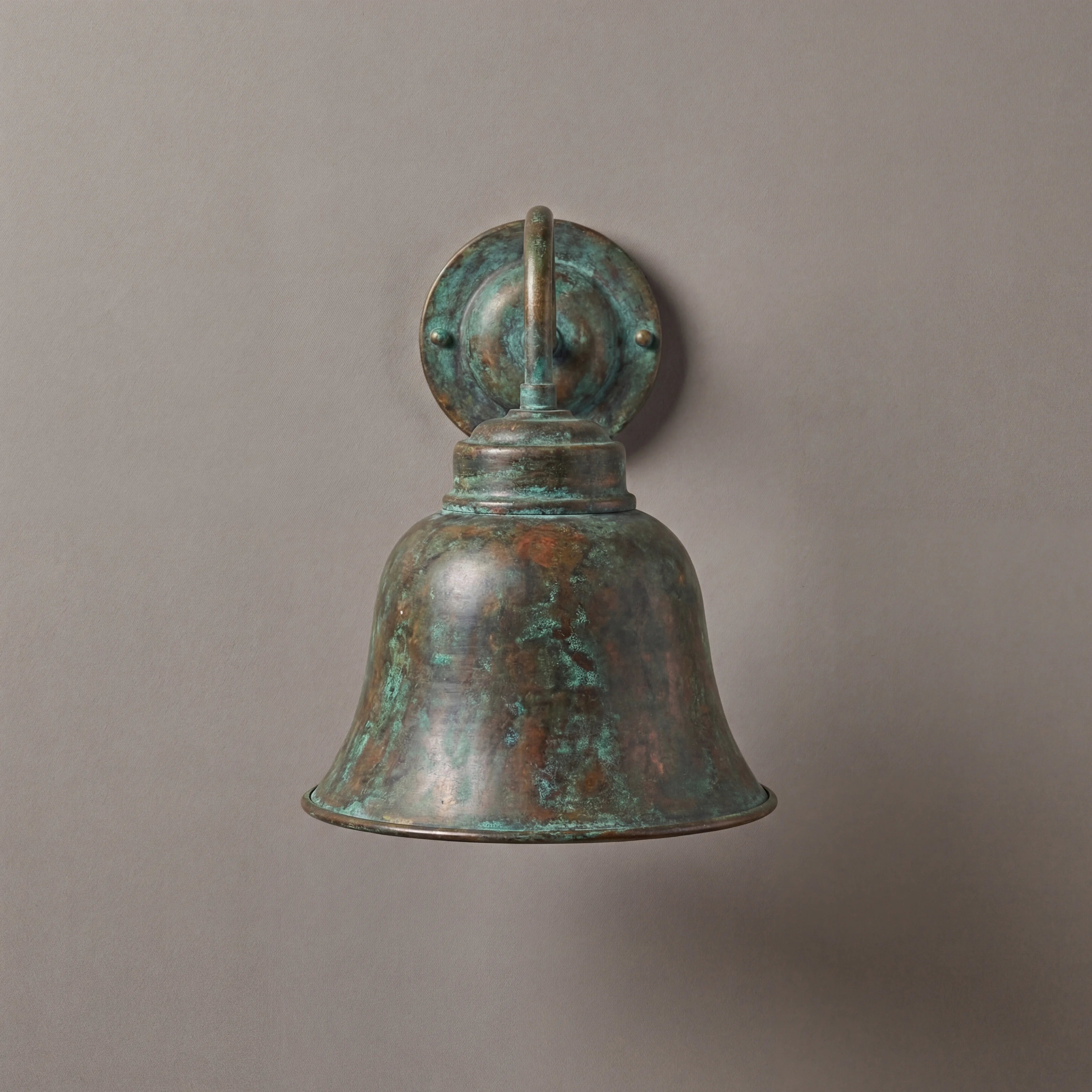 Cloche Antique Copper Lamp Wall Sconce
