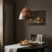 Nox Antique Hammered Copper Pendant Lamp
