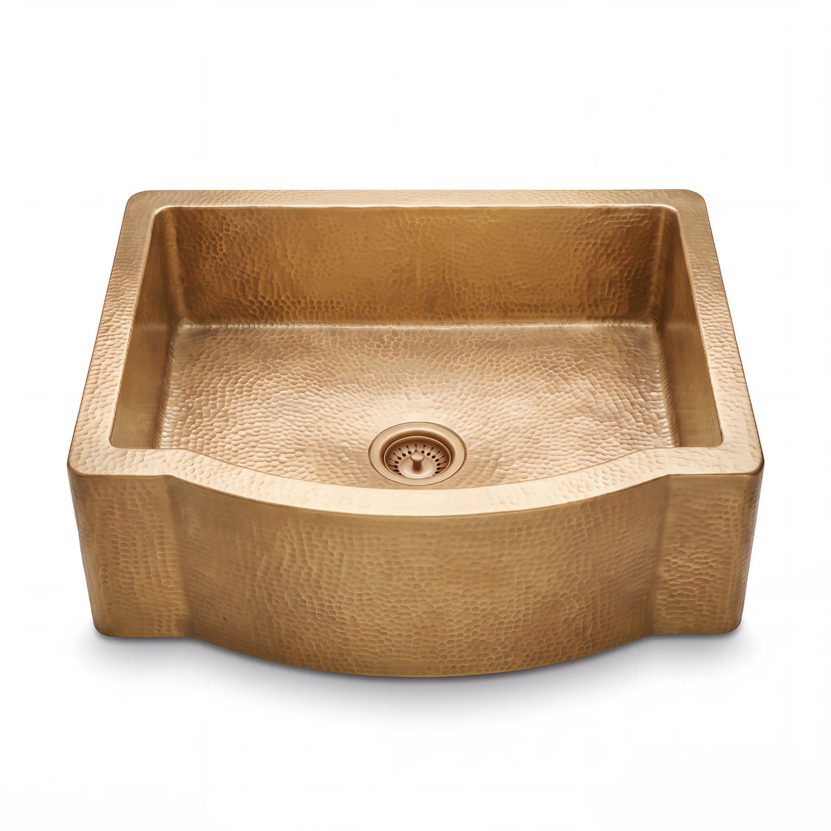 Regent Bow Front Brass Apron Sink