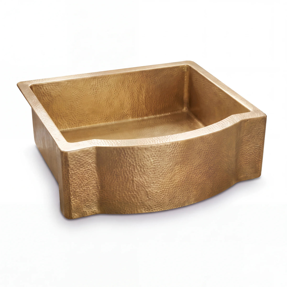 Regent Bow Front Brass Apron Sink