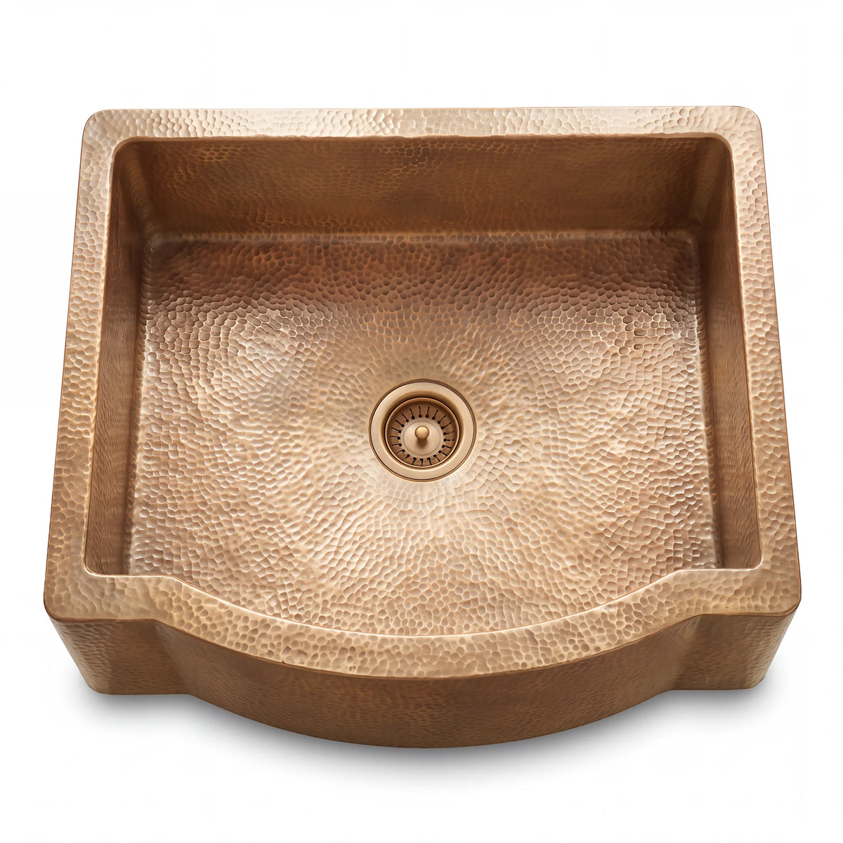 Regent Bow Front Brass Apron Sink