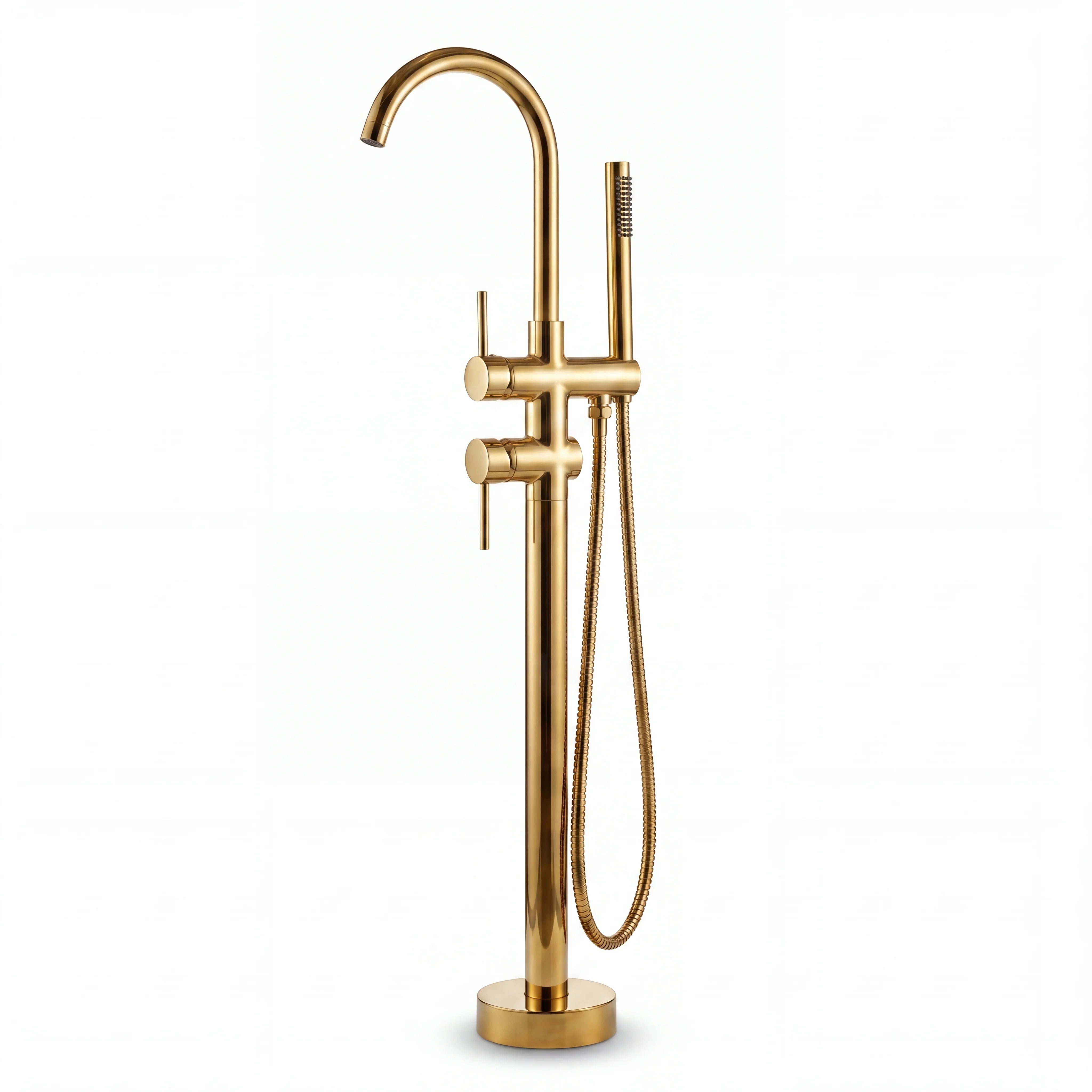 Mono Brass Floor Mounted Tub Filler