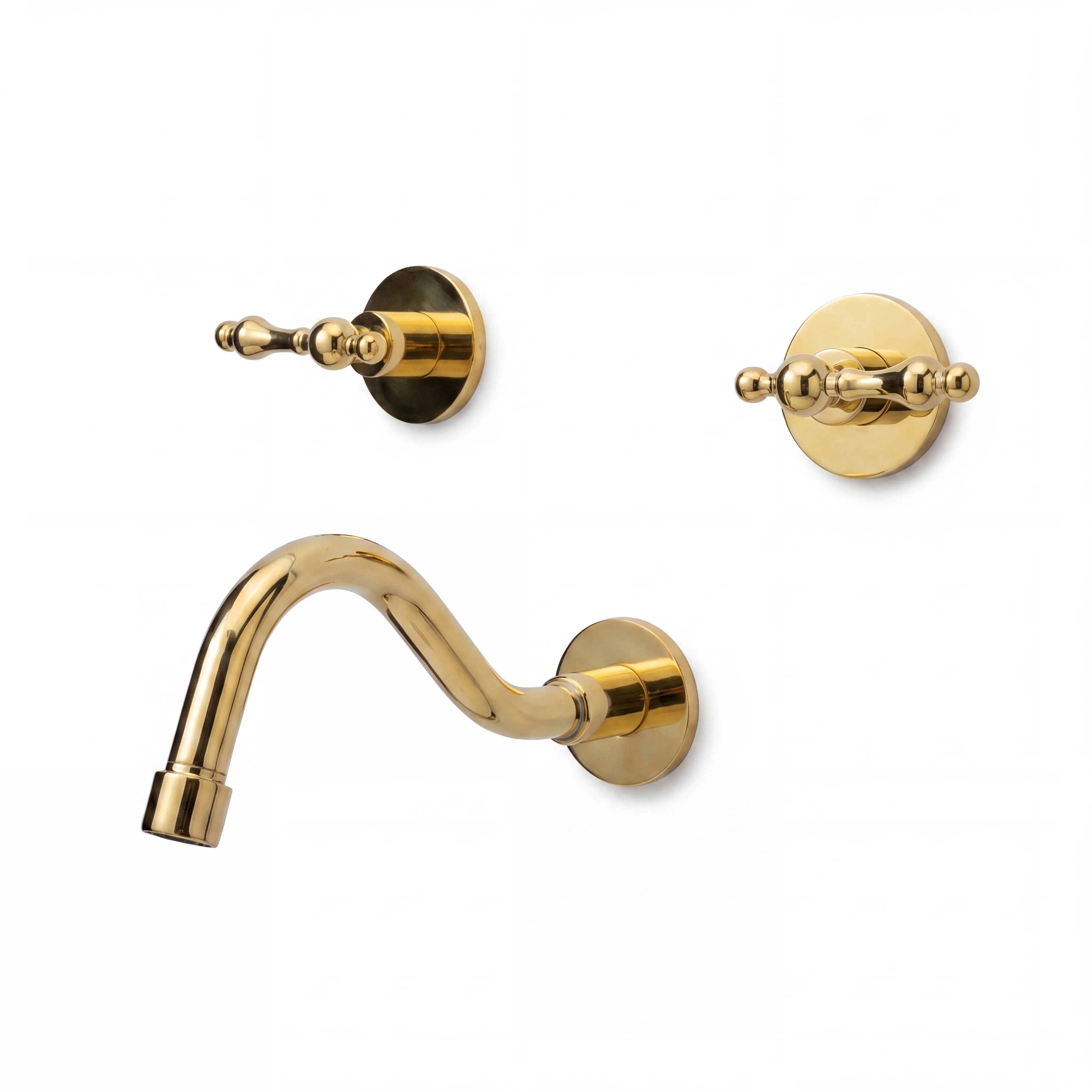 Brass Wall Mounted Tub Filler