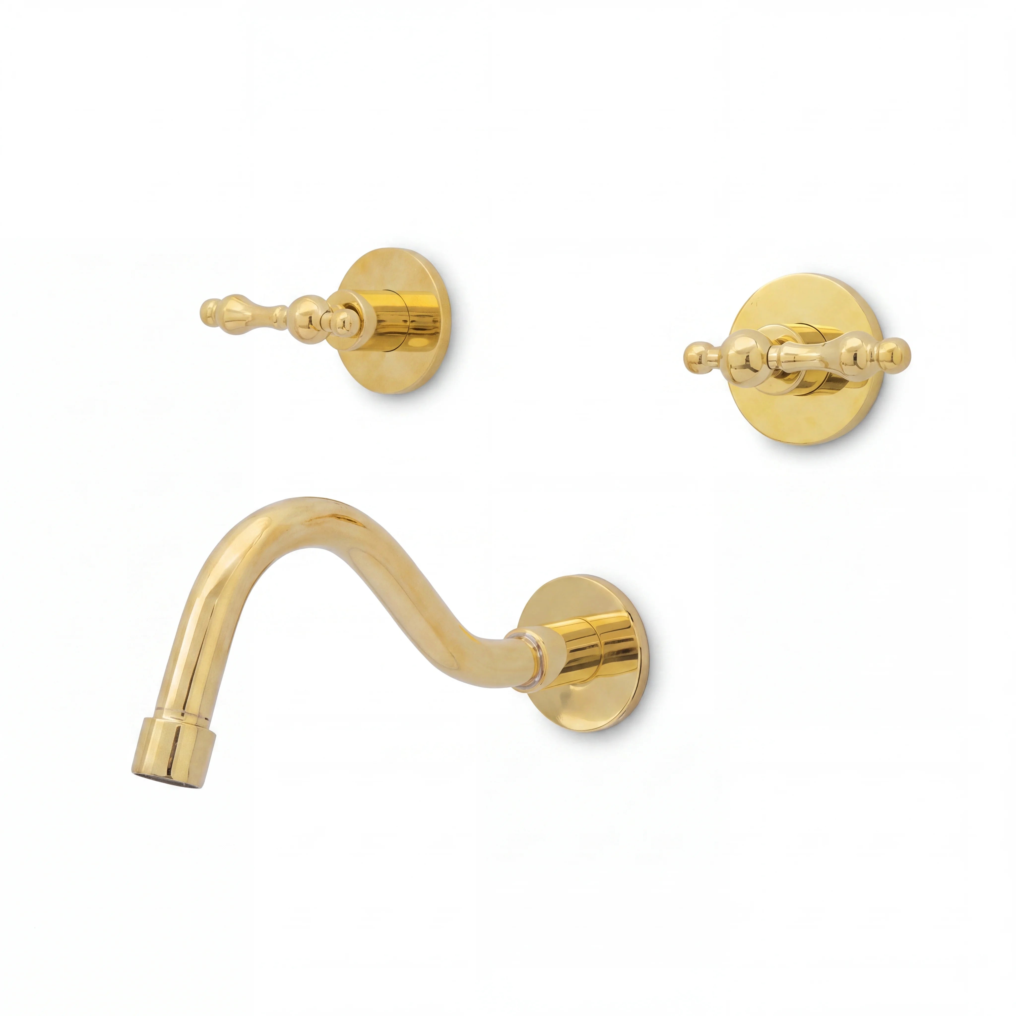 Brass Wall Mounted Tub Filler