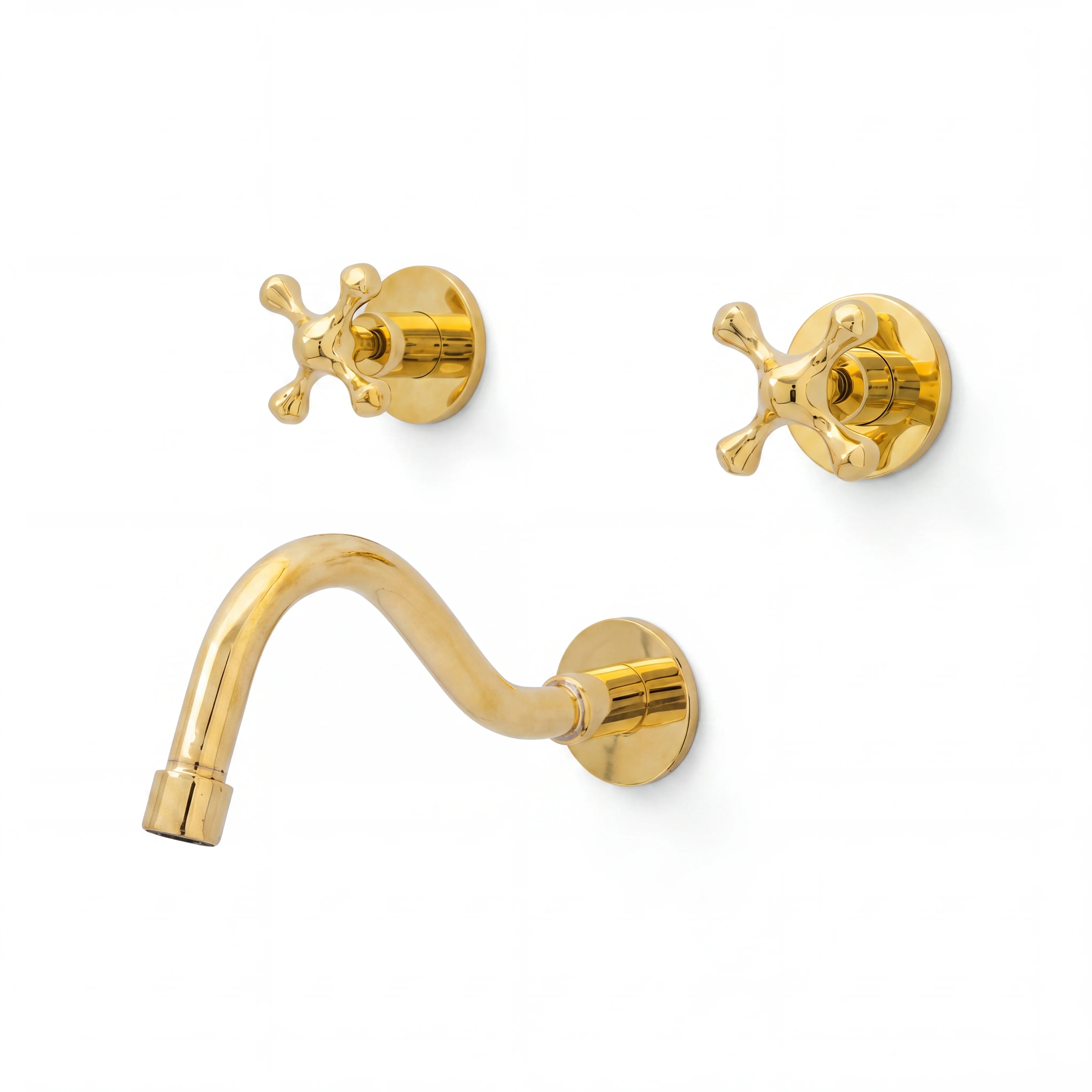 Brass Wall Mounted Tub Filler