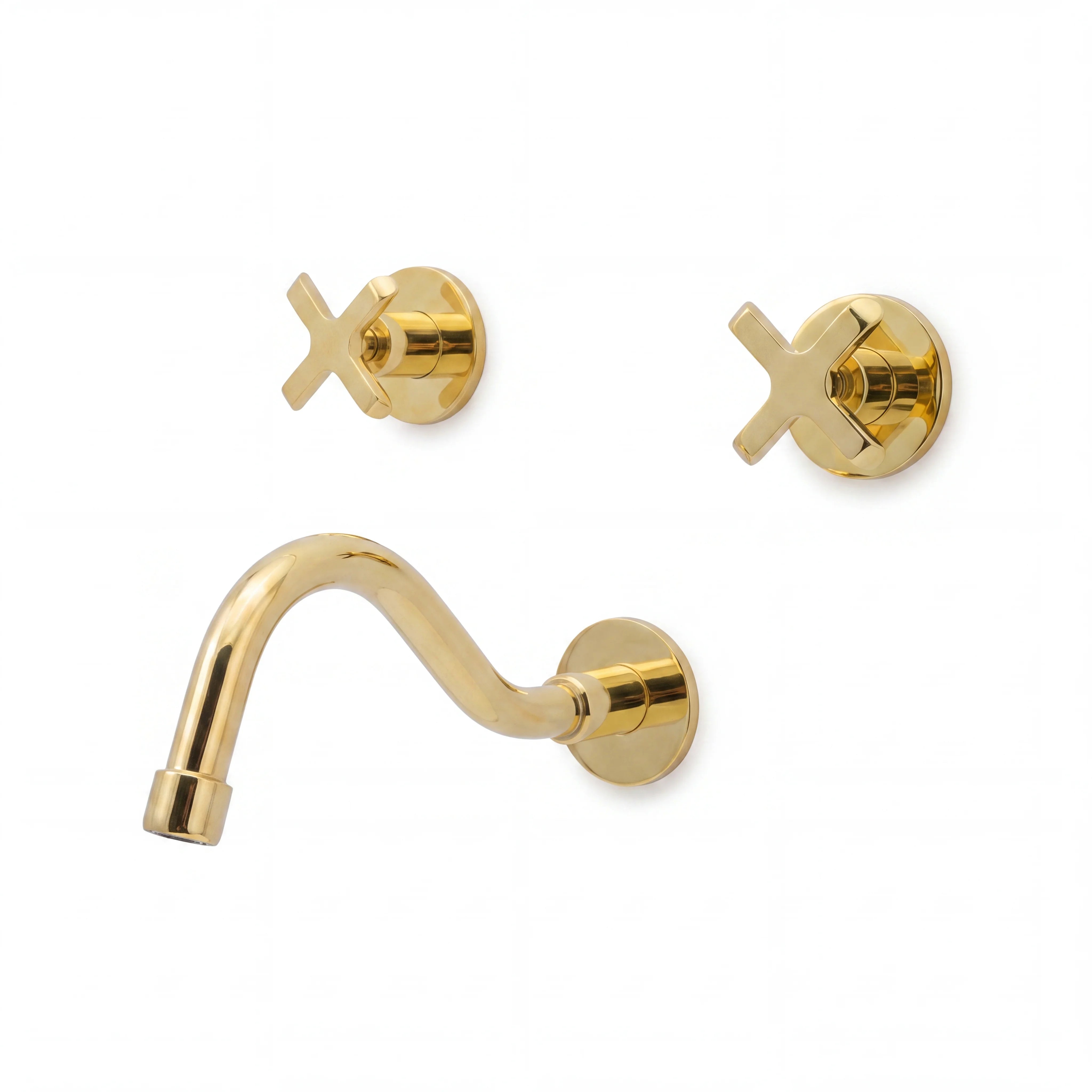 Brass Wall Mounted Tub Filler