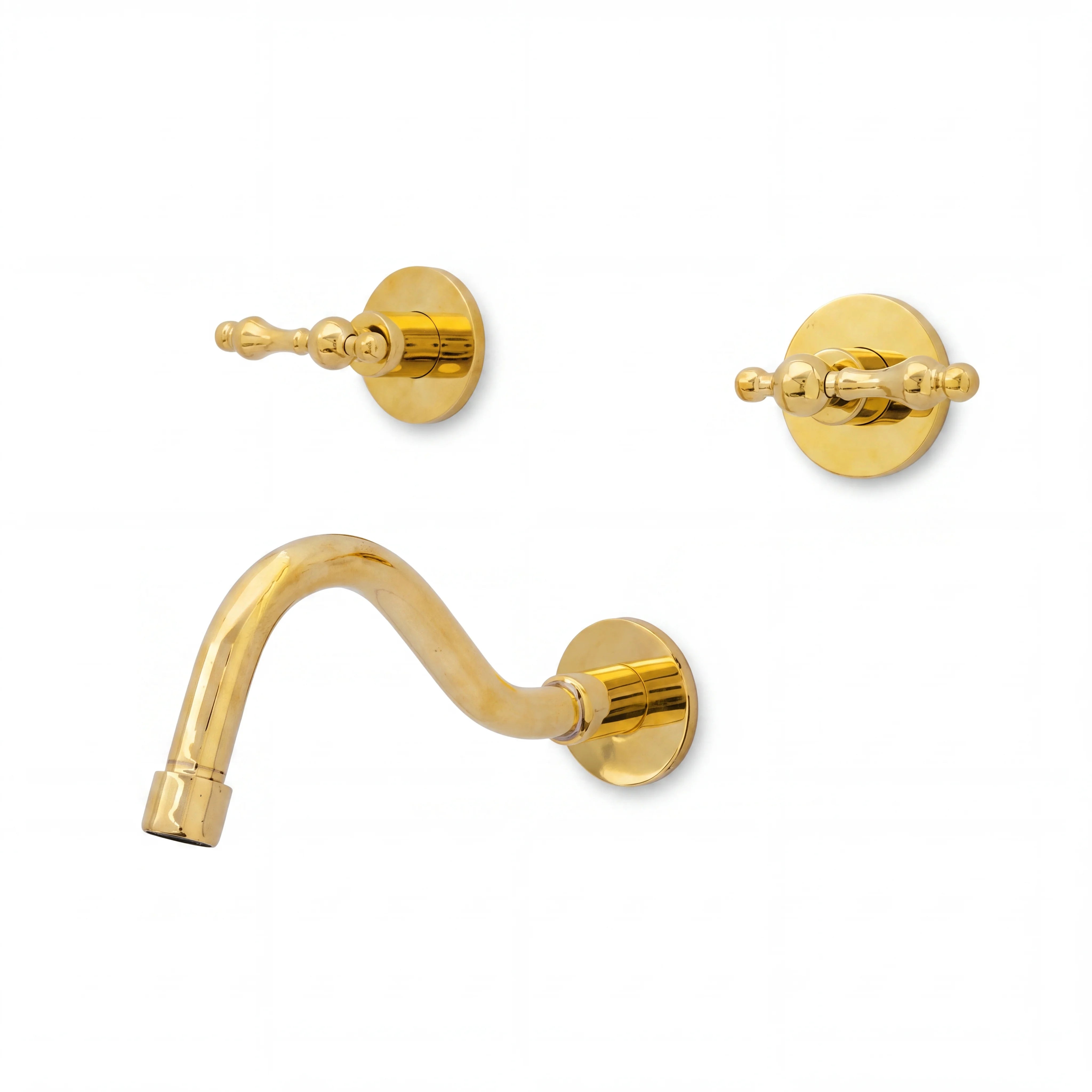 Brass Wall Mounted Tub Filler