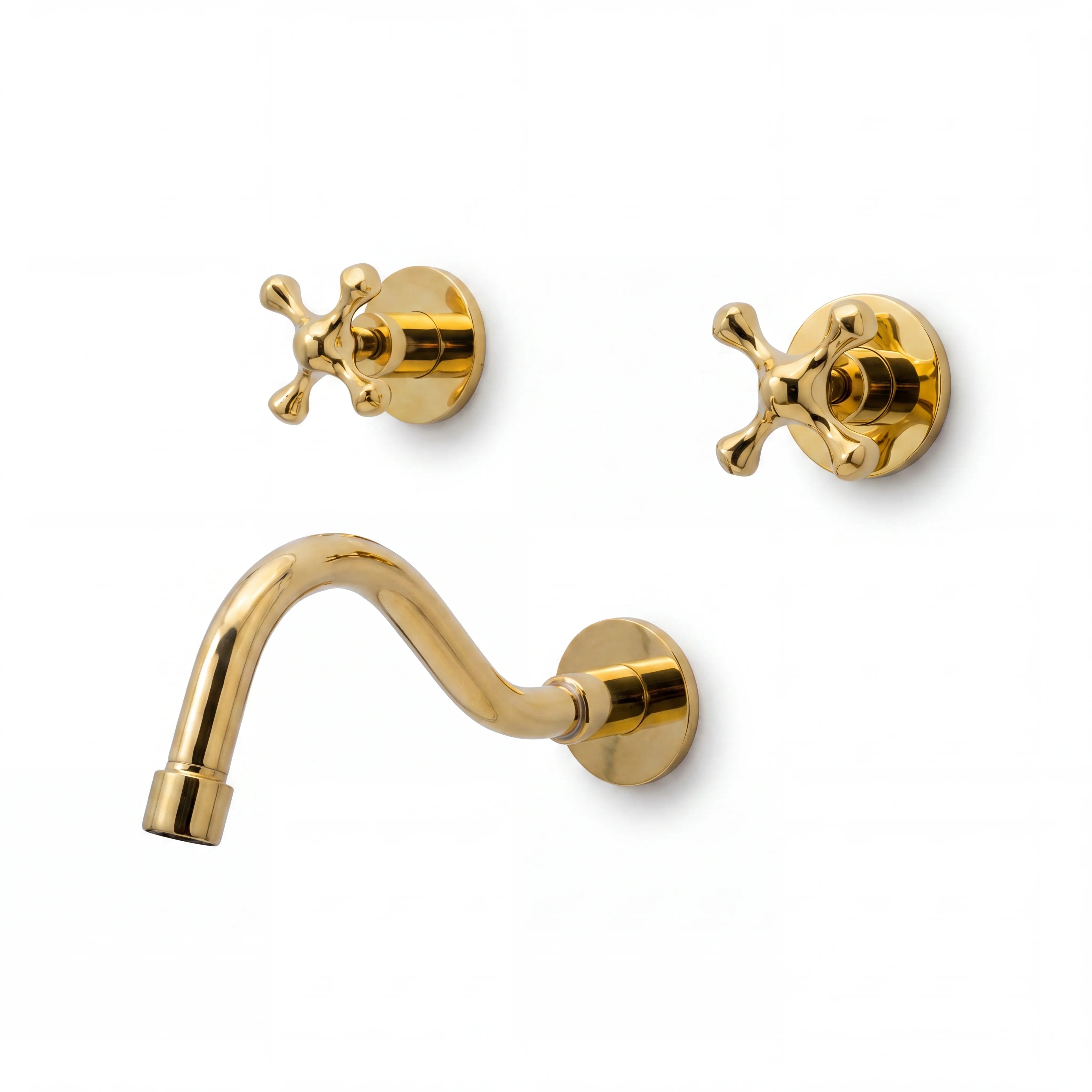 Brass Wall Mounted Tub Filler