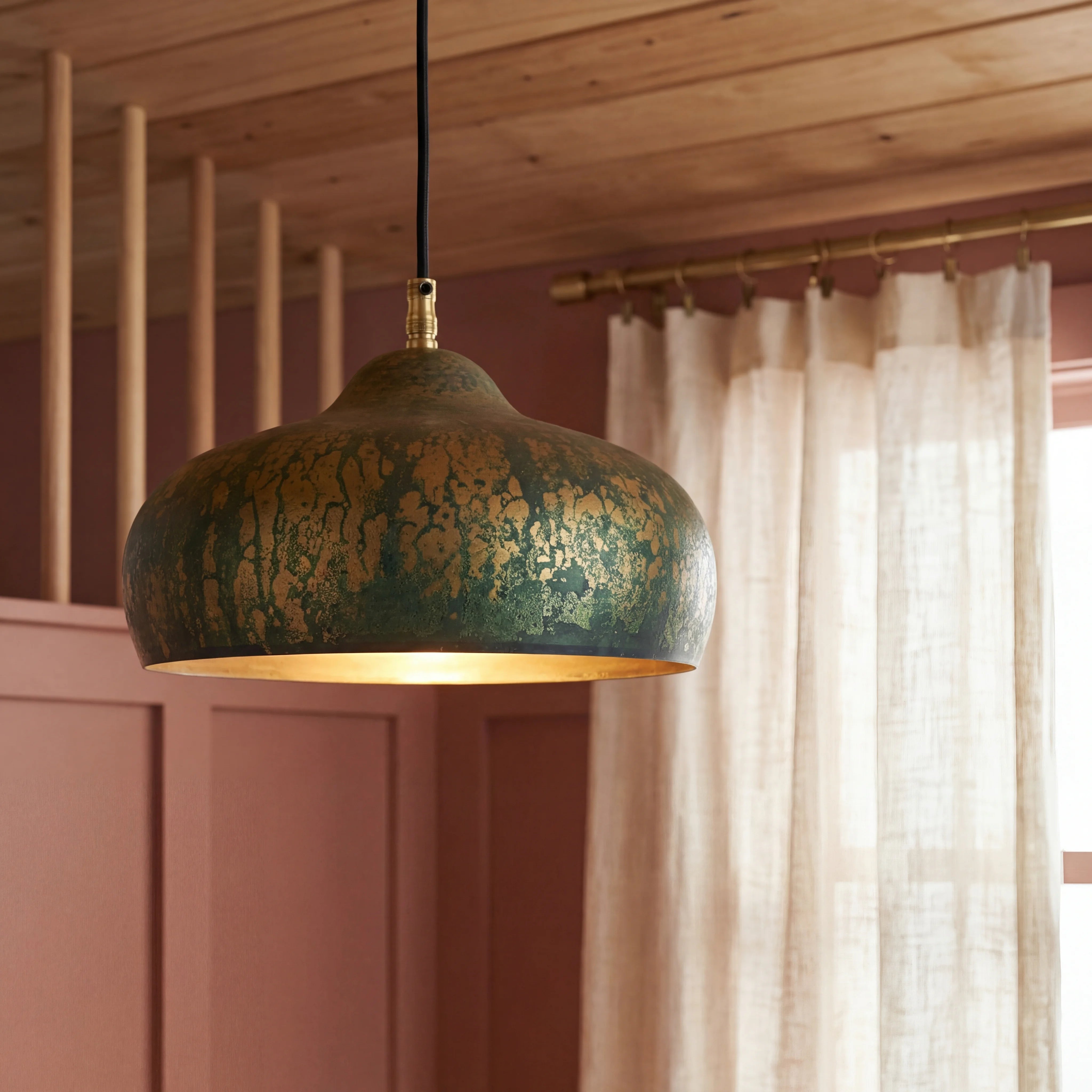 Tigra Copper Ceiling Lamp