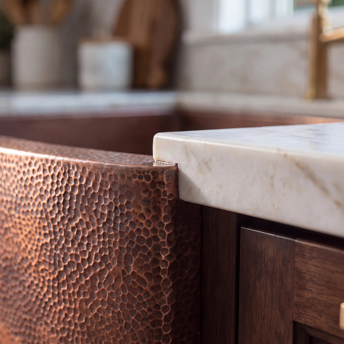Arco Curved Apron Copper Farm Sink