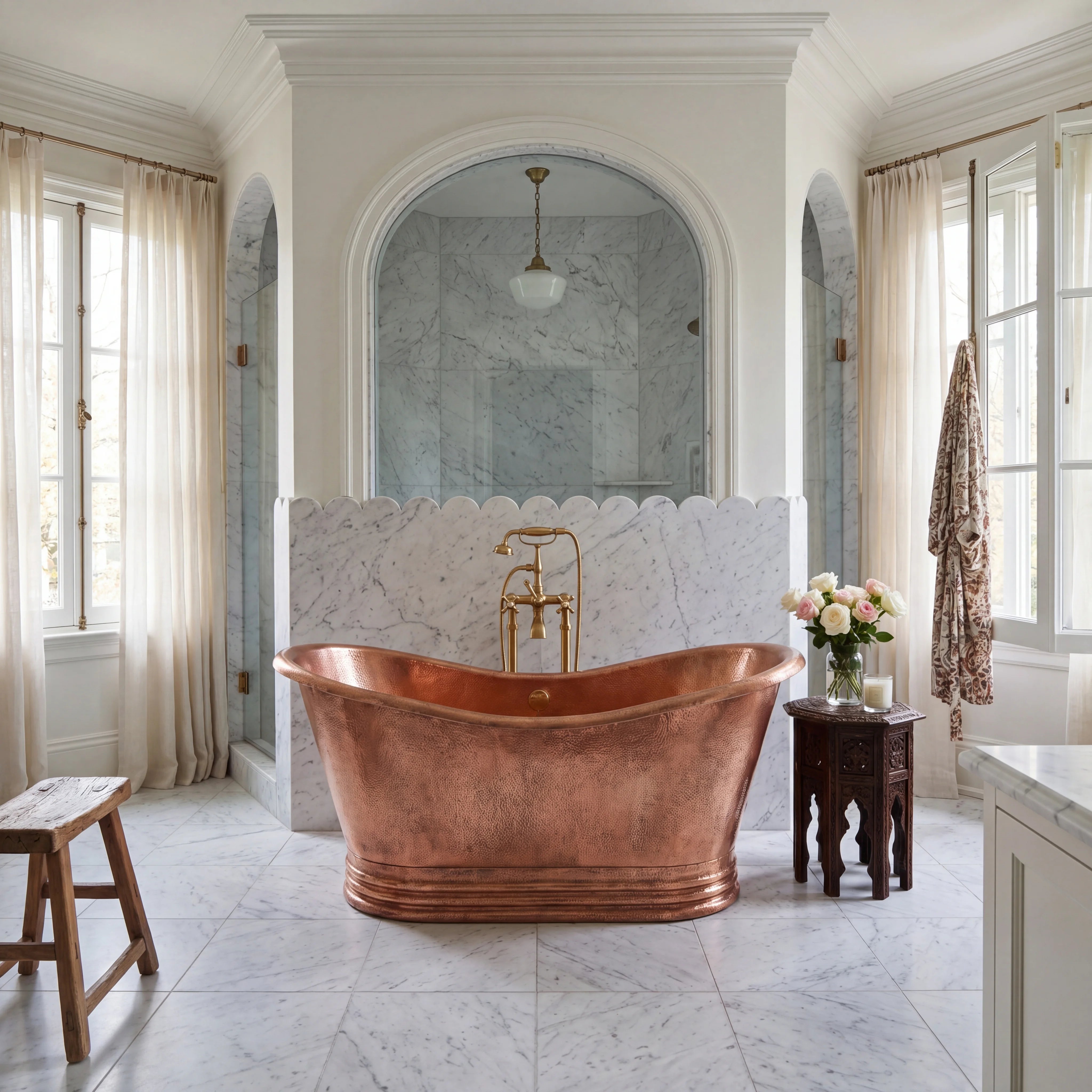 Copper Freestanding Bathtub