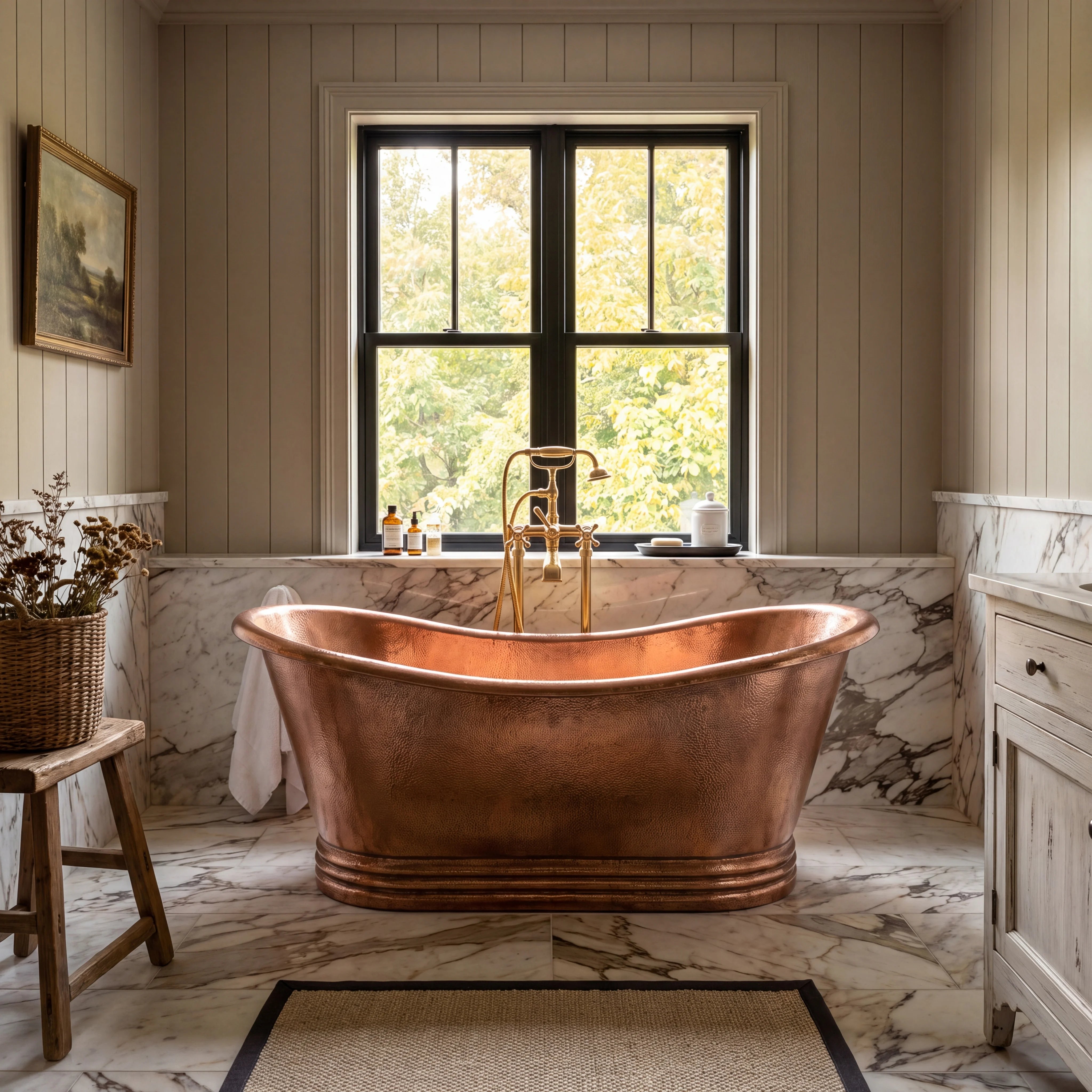 Copper Freestanding Bathtub