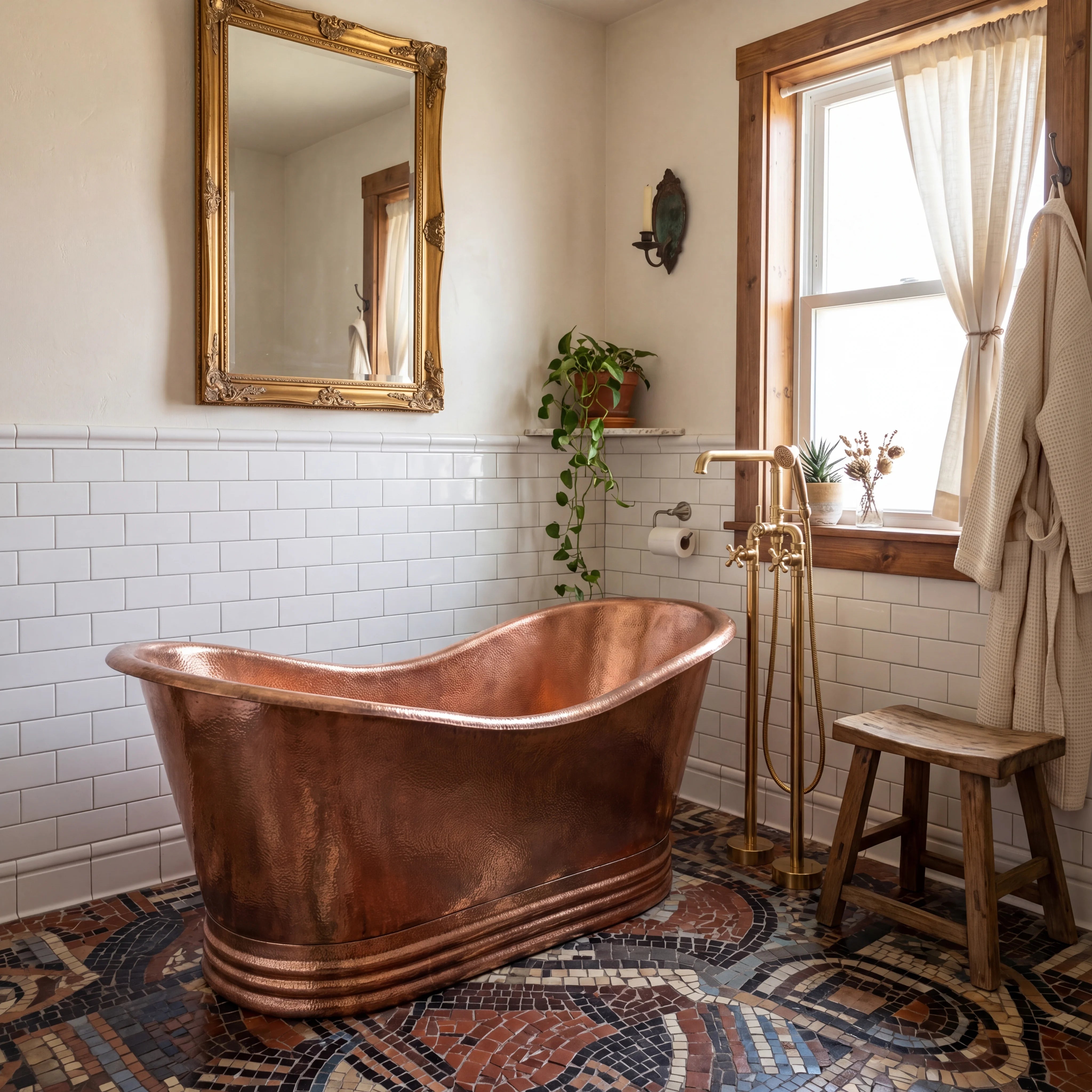Copper Freestanding Bathtub