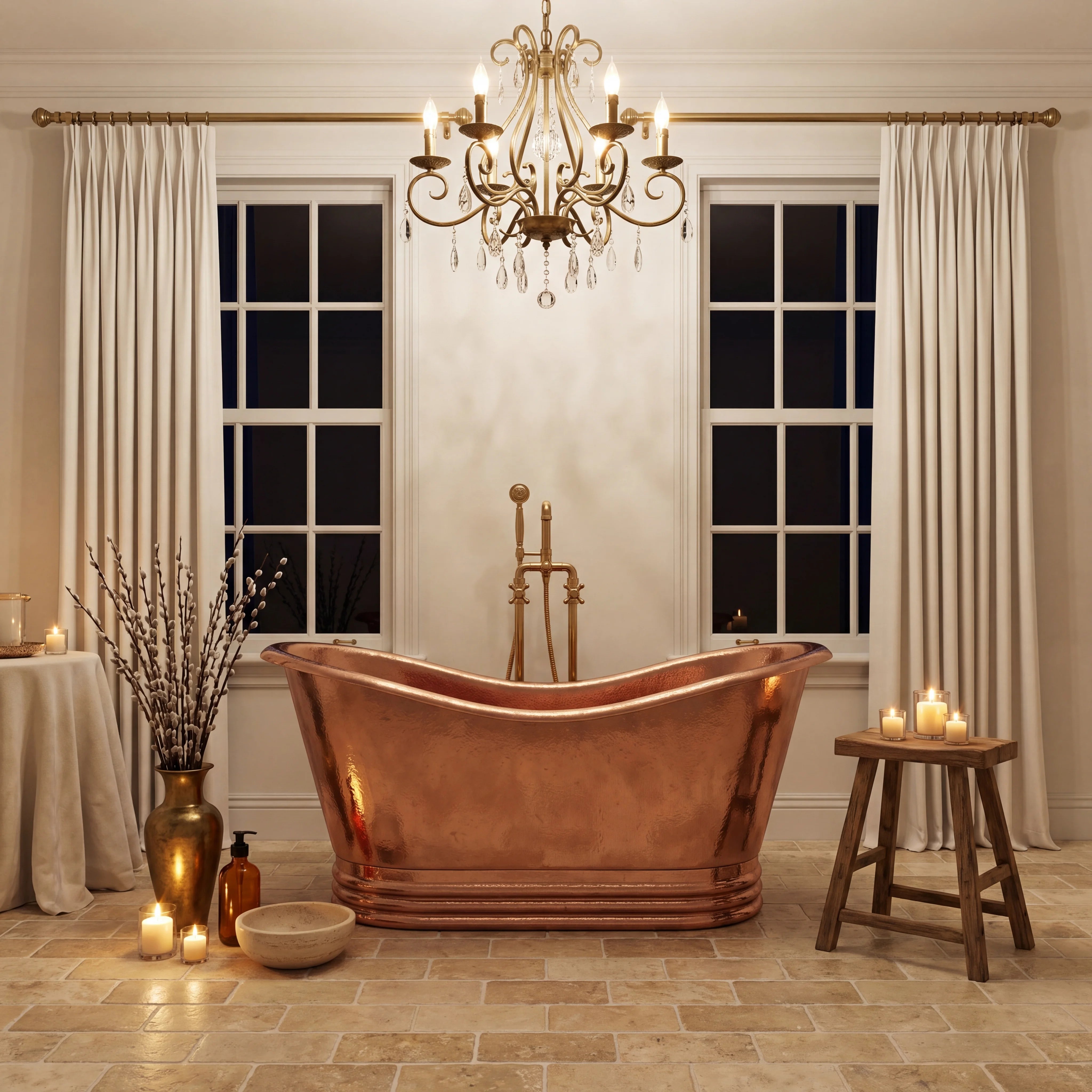 Copper Freestanding Bathtub