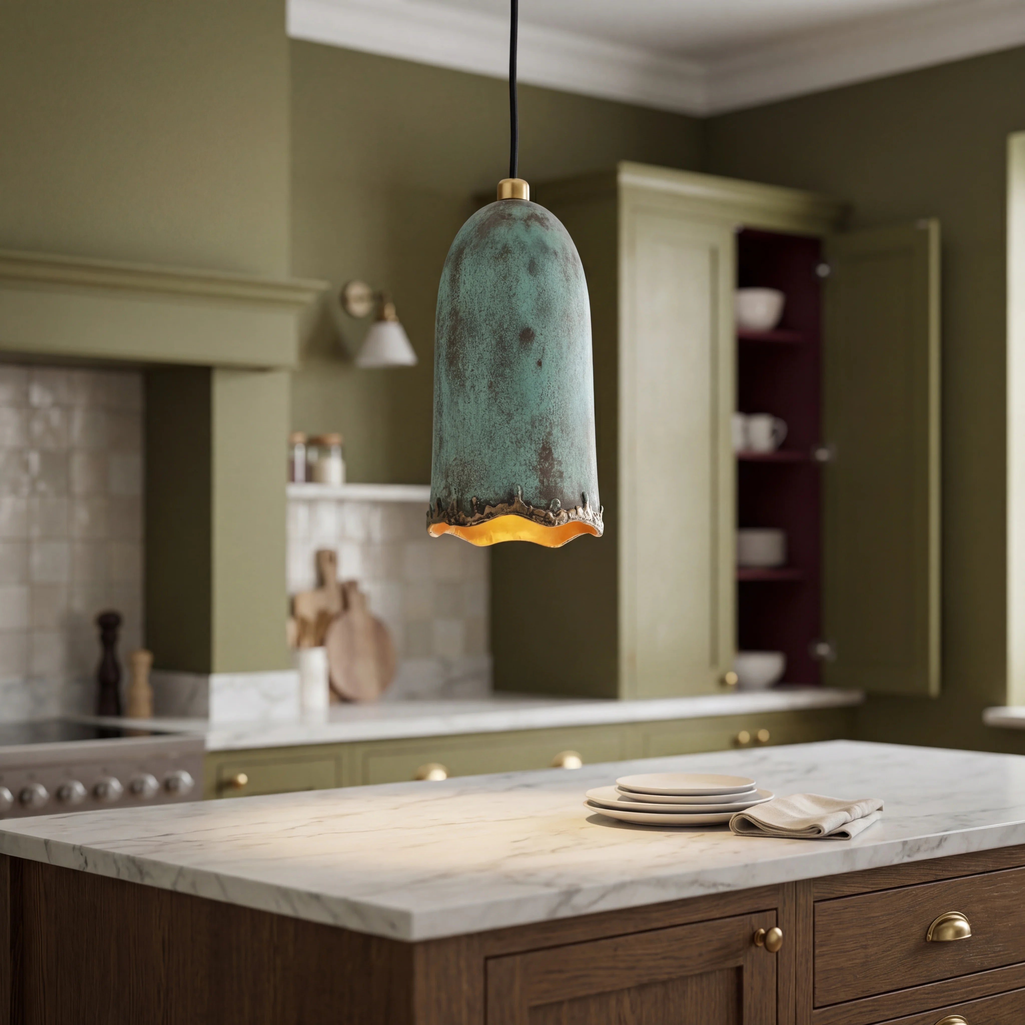 Flare Copper Lamp Pendant
