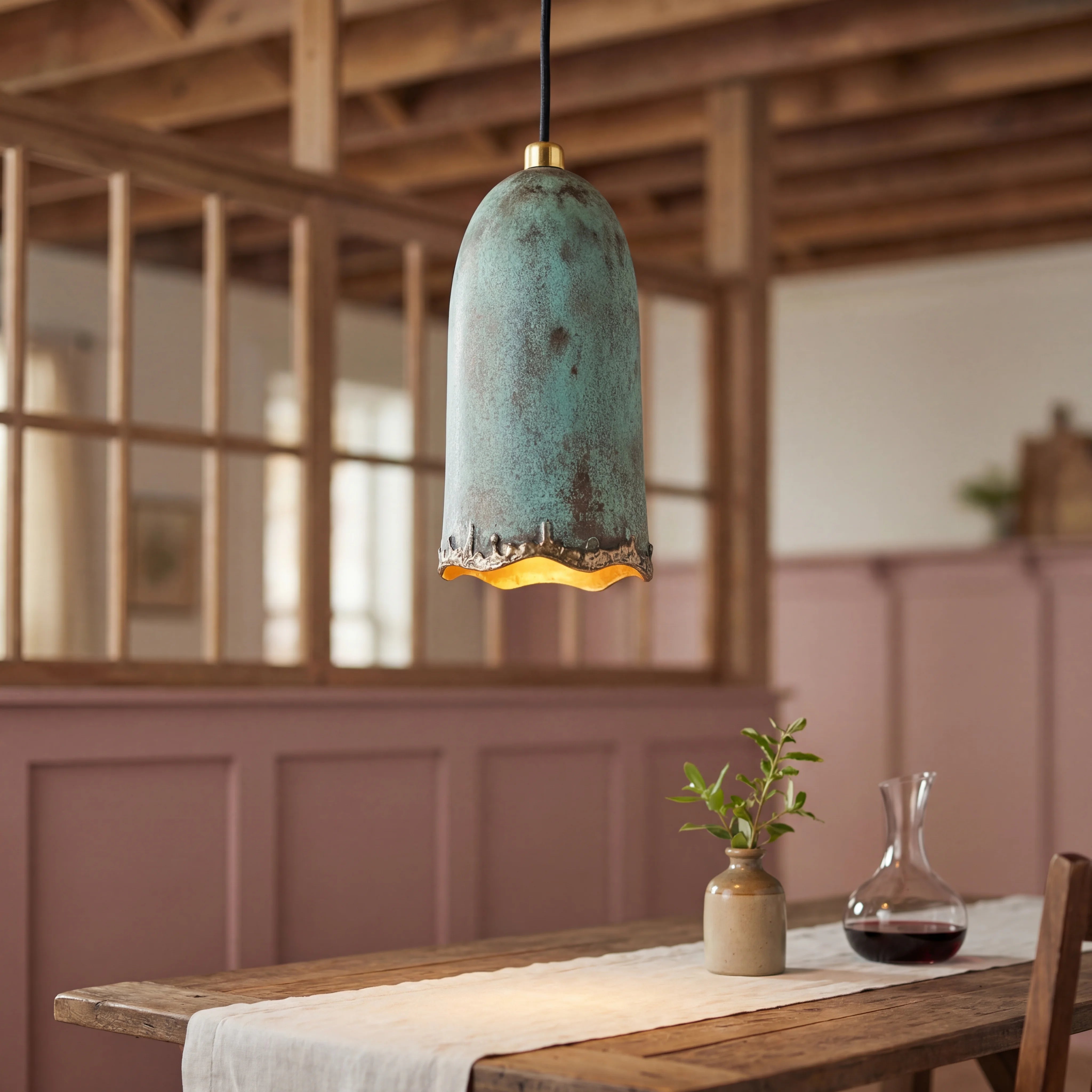 Flare Copper Lamp Pendant