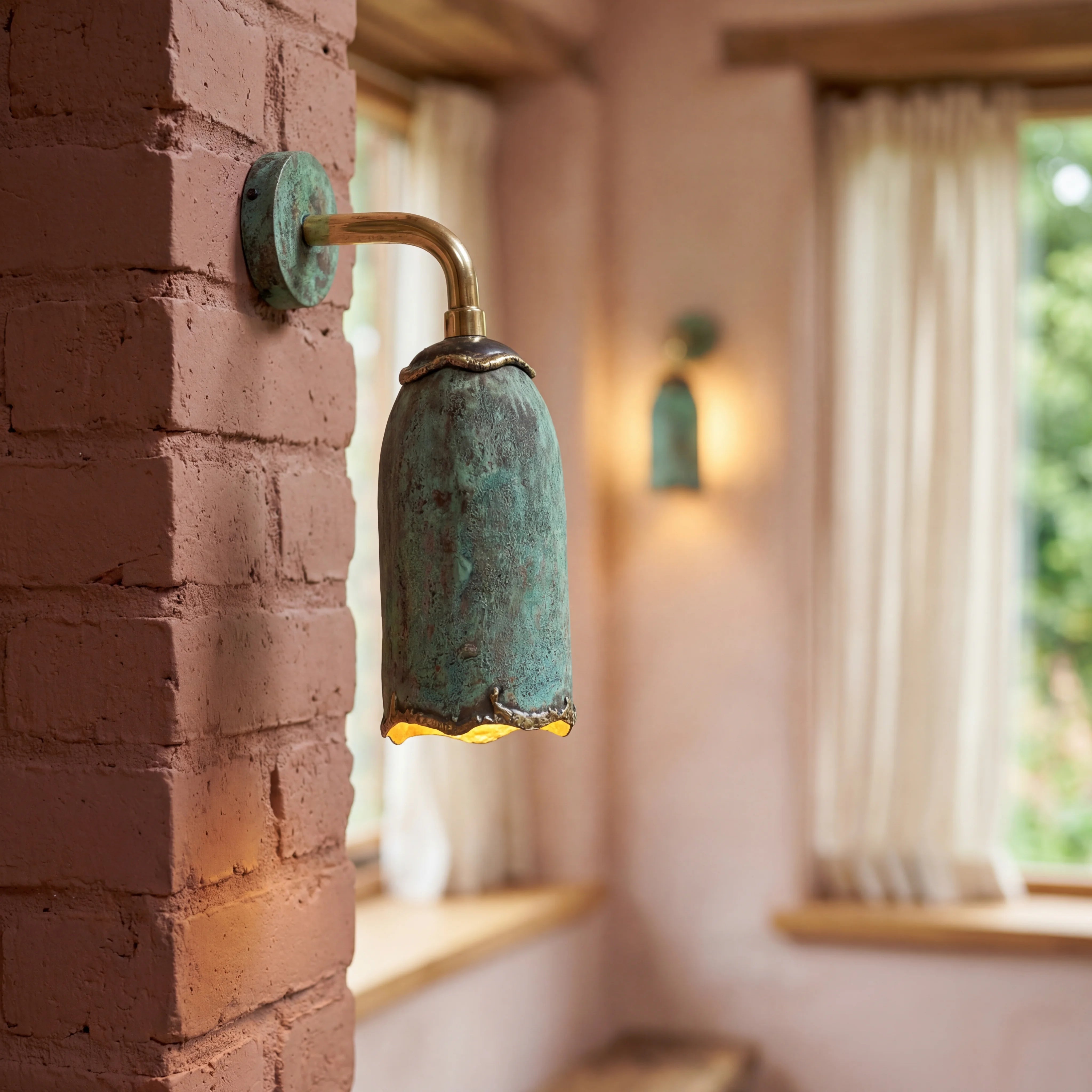 Torch Copper Lamp Wall Sconce
