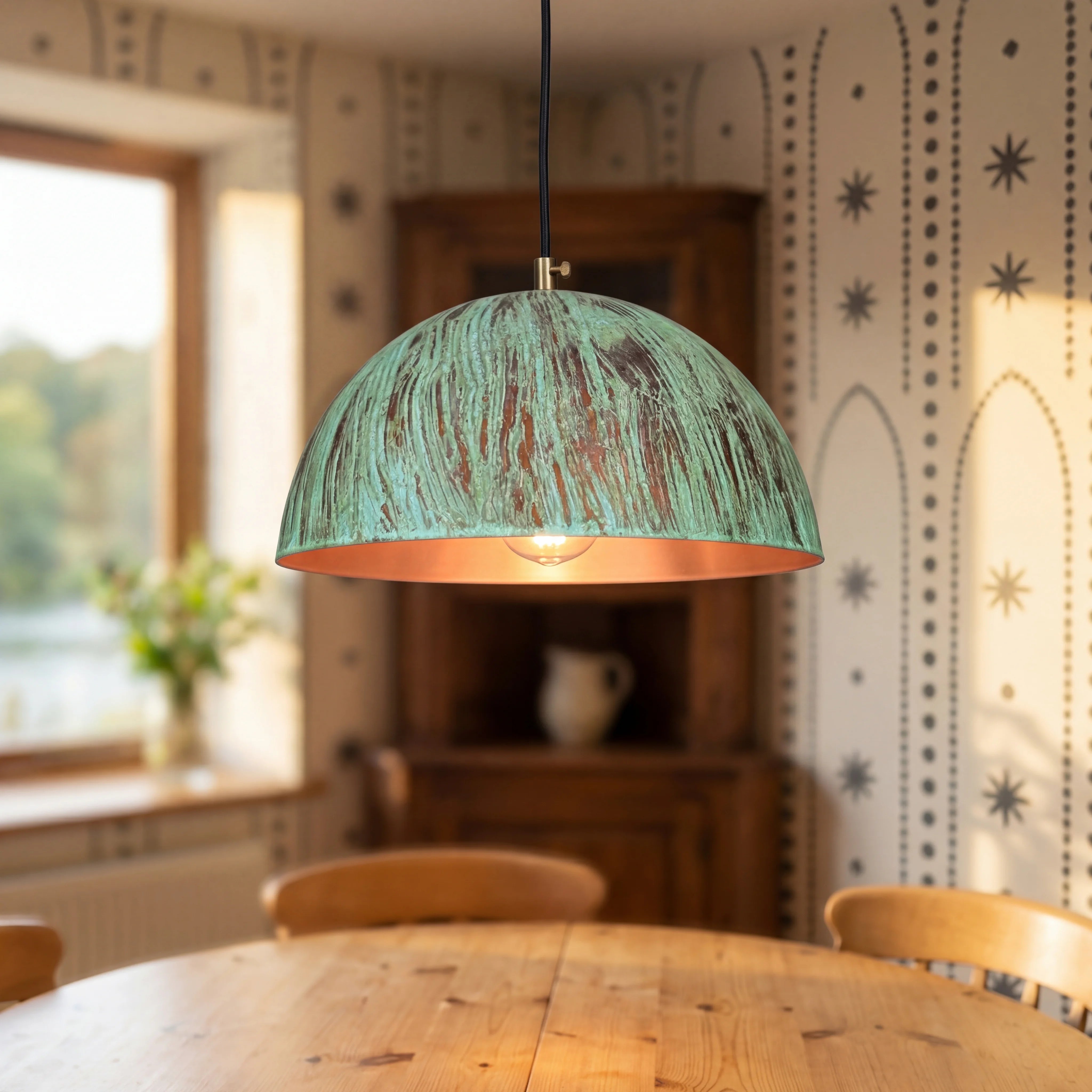 Stria Copper Lamps Pendant