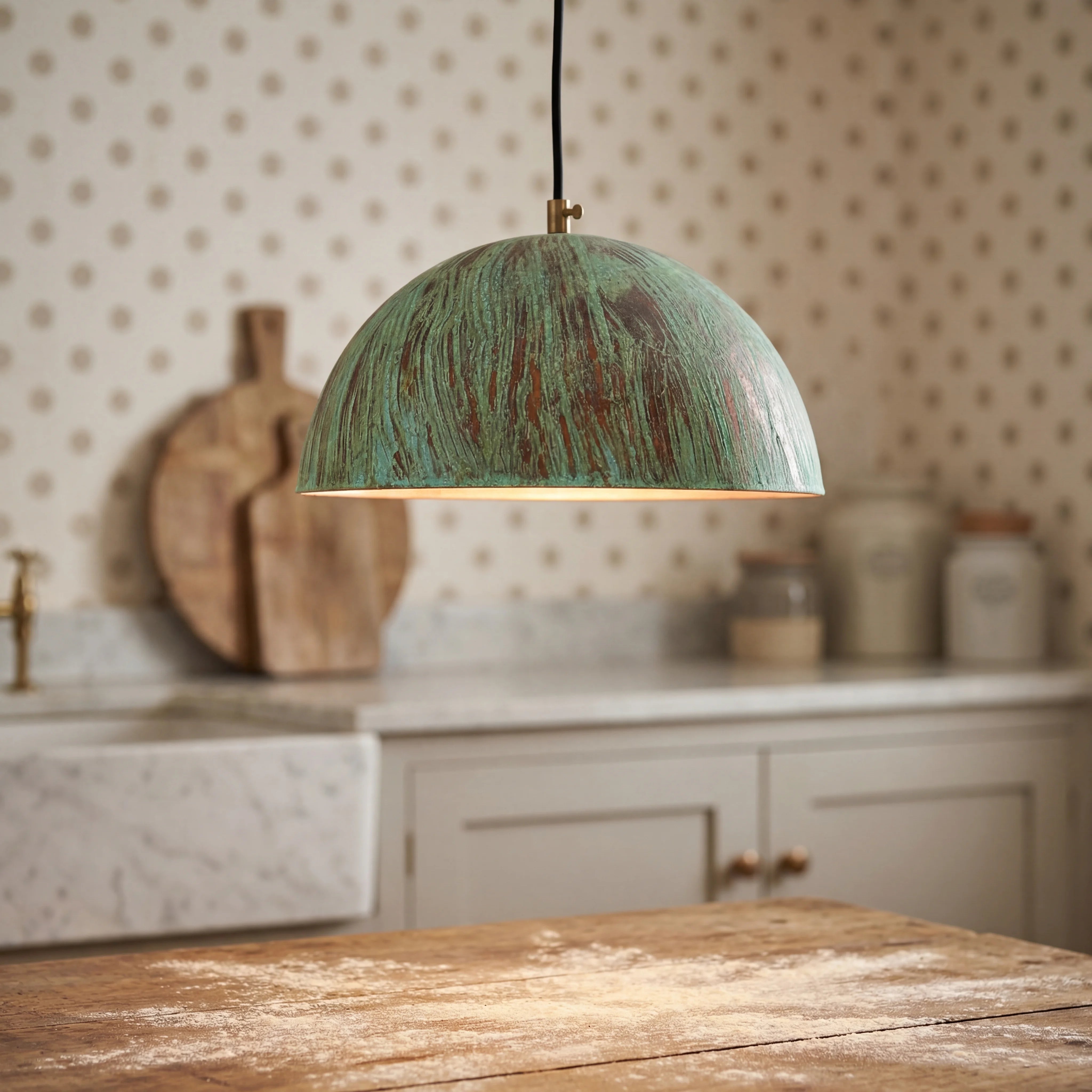 Stria Copper Lamps Pendant
