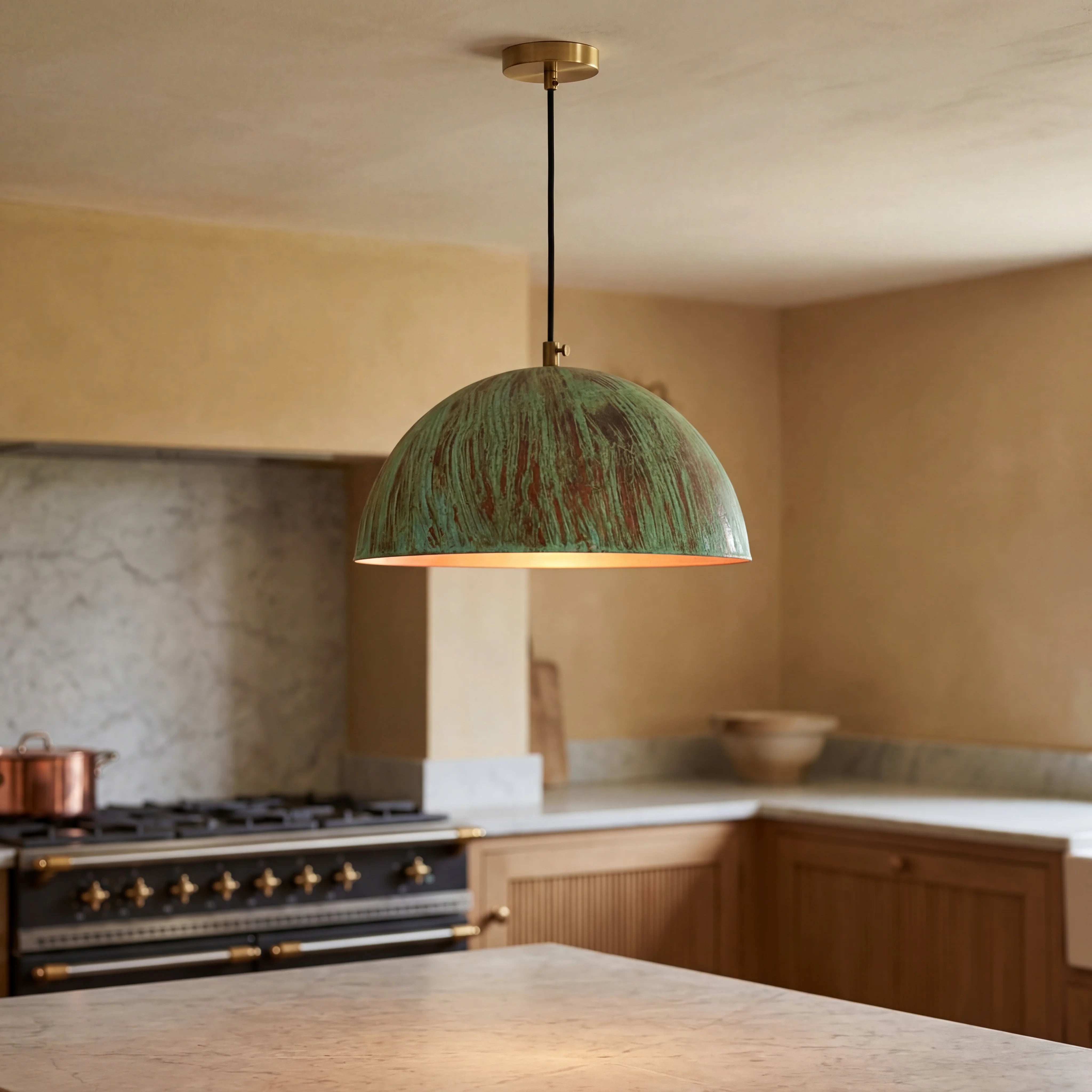 Stria Copper Lamps Pendant