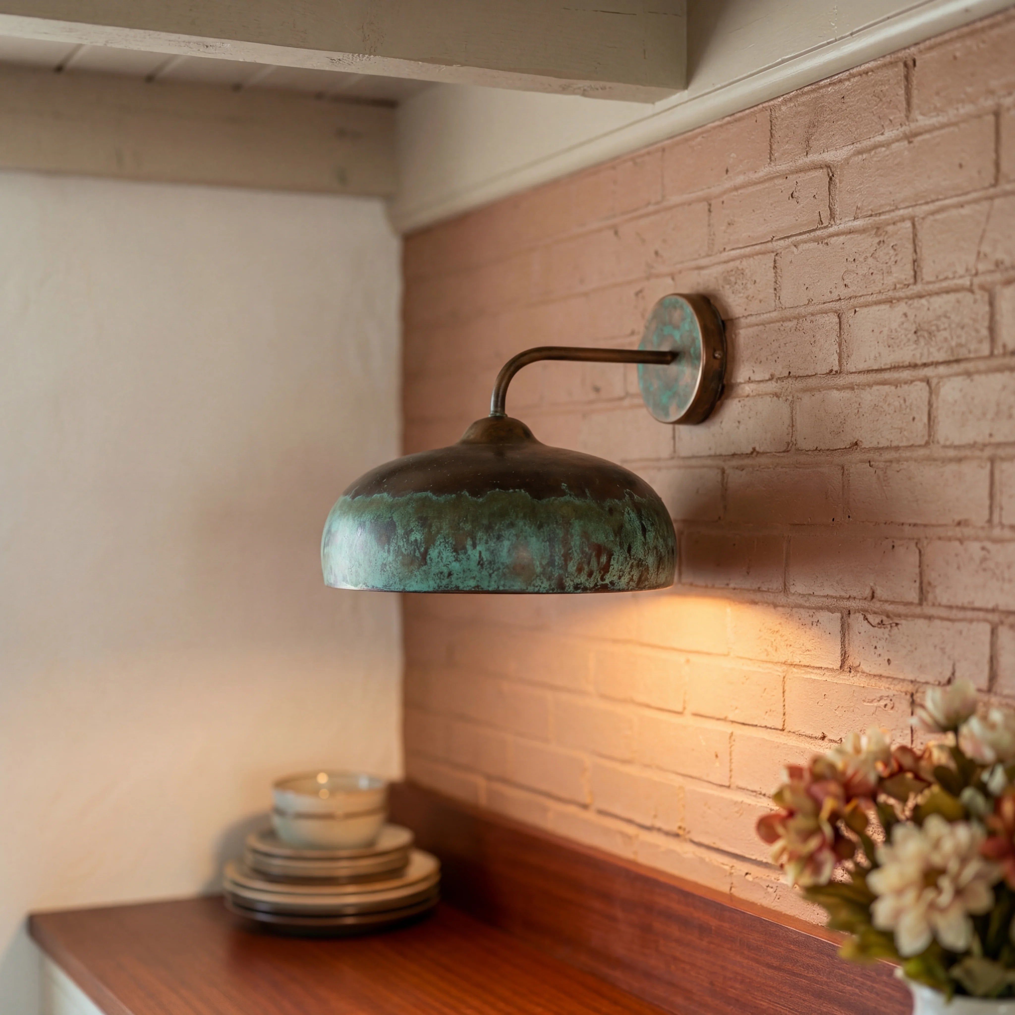 Disco Copper Outdoor Lamp Wall Sconce