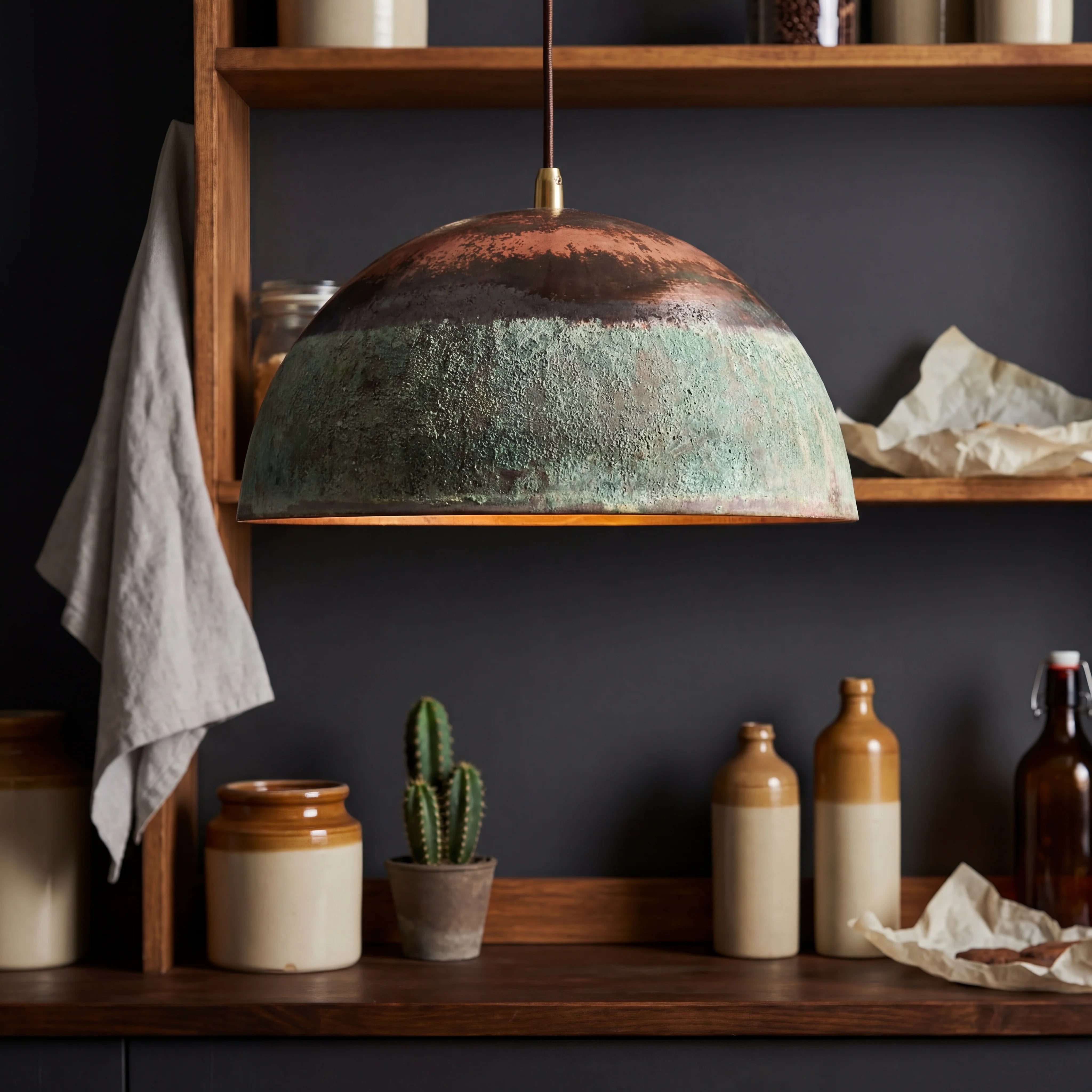 Orba Copper Pendant Lamp