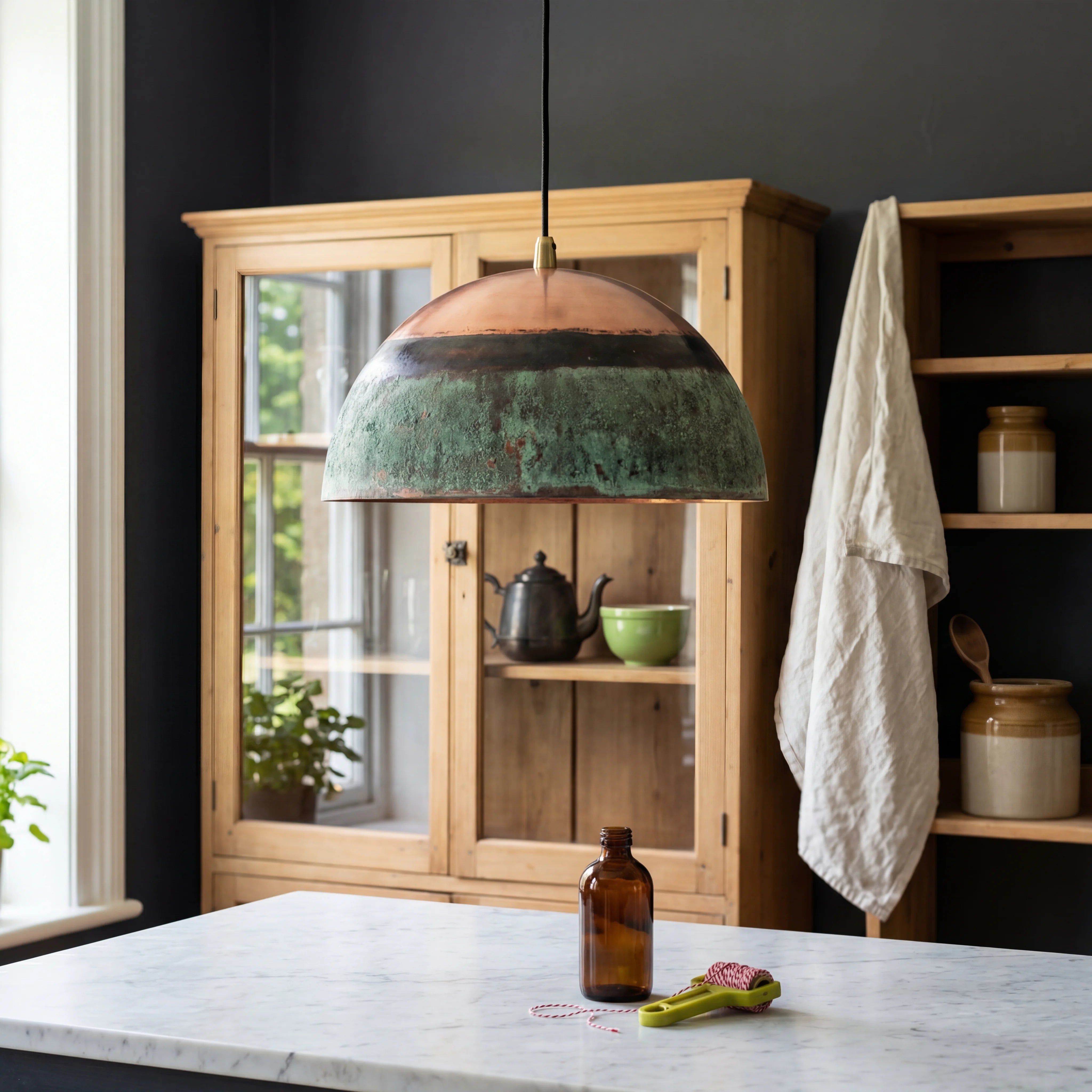 Orba Copper Pendant Lamp