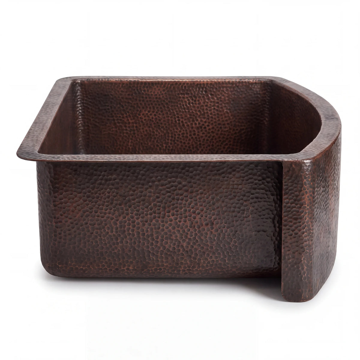 Halo Curved Apron Copper Farmhouse Sink