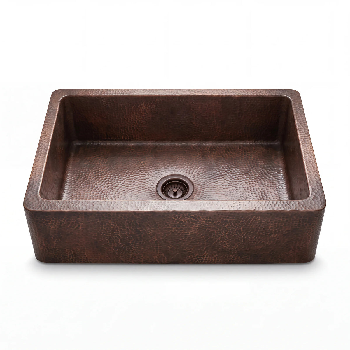Umber Dark Antique Copper Farmhouse Sink