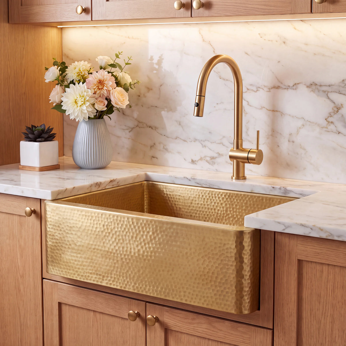 Quadra Farm Style Brass Sink