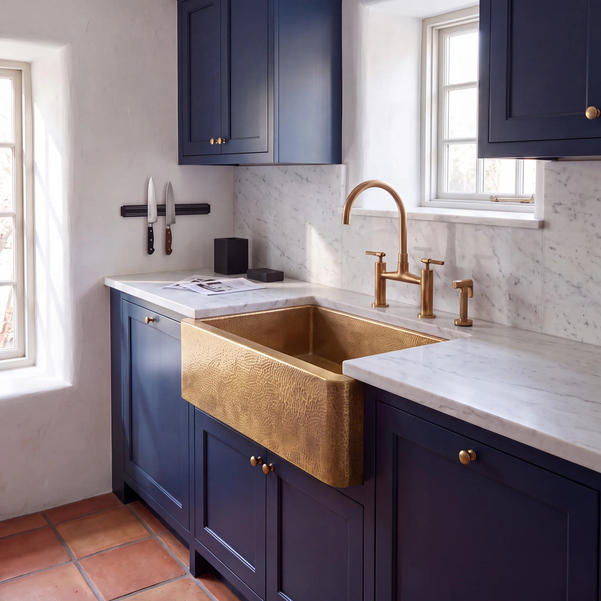 Quadra Farm Style Brass Sink