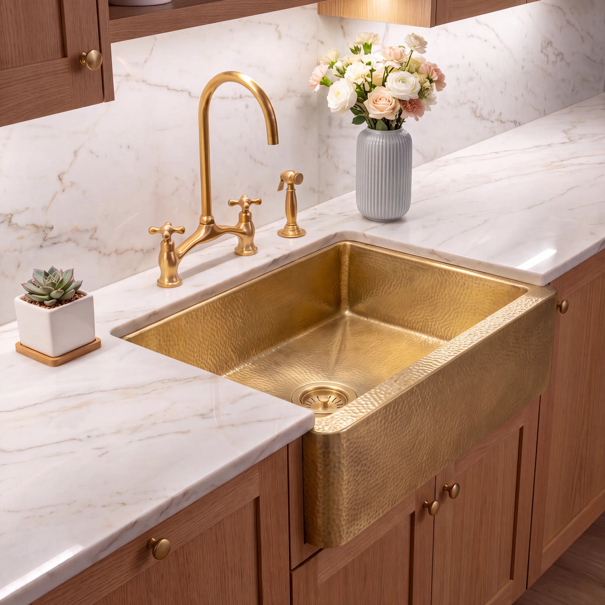 Quadra Farm Style Brass Sink
