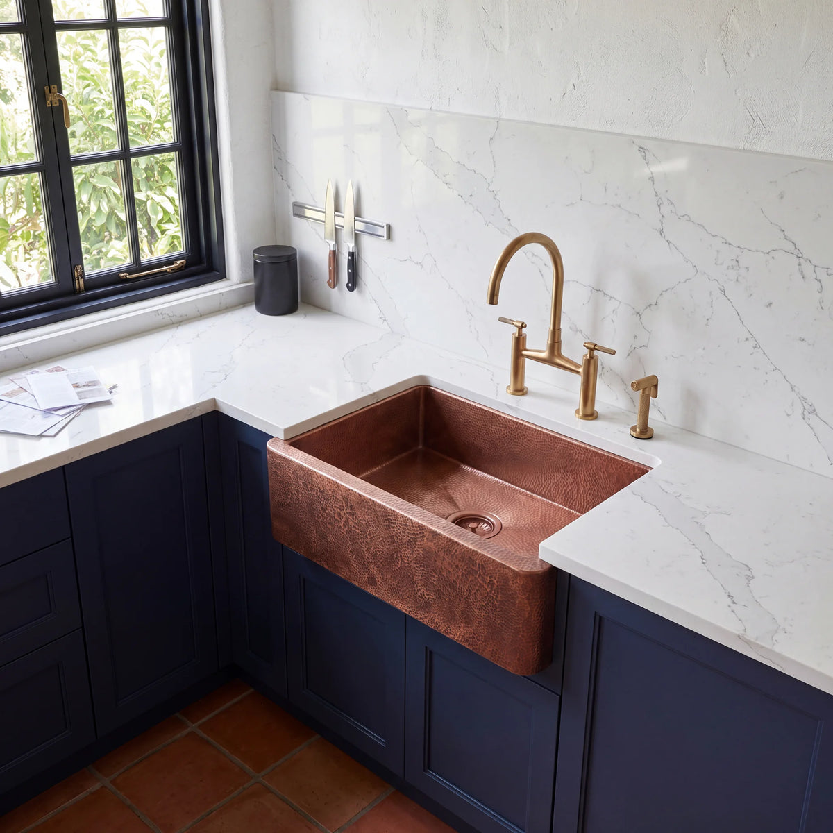 Quadra Farm Style Copper Sink