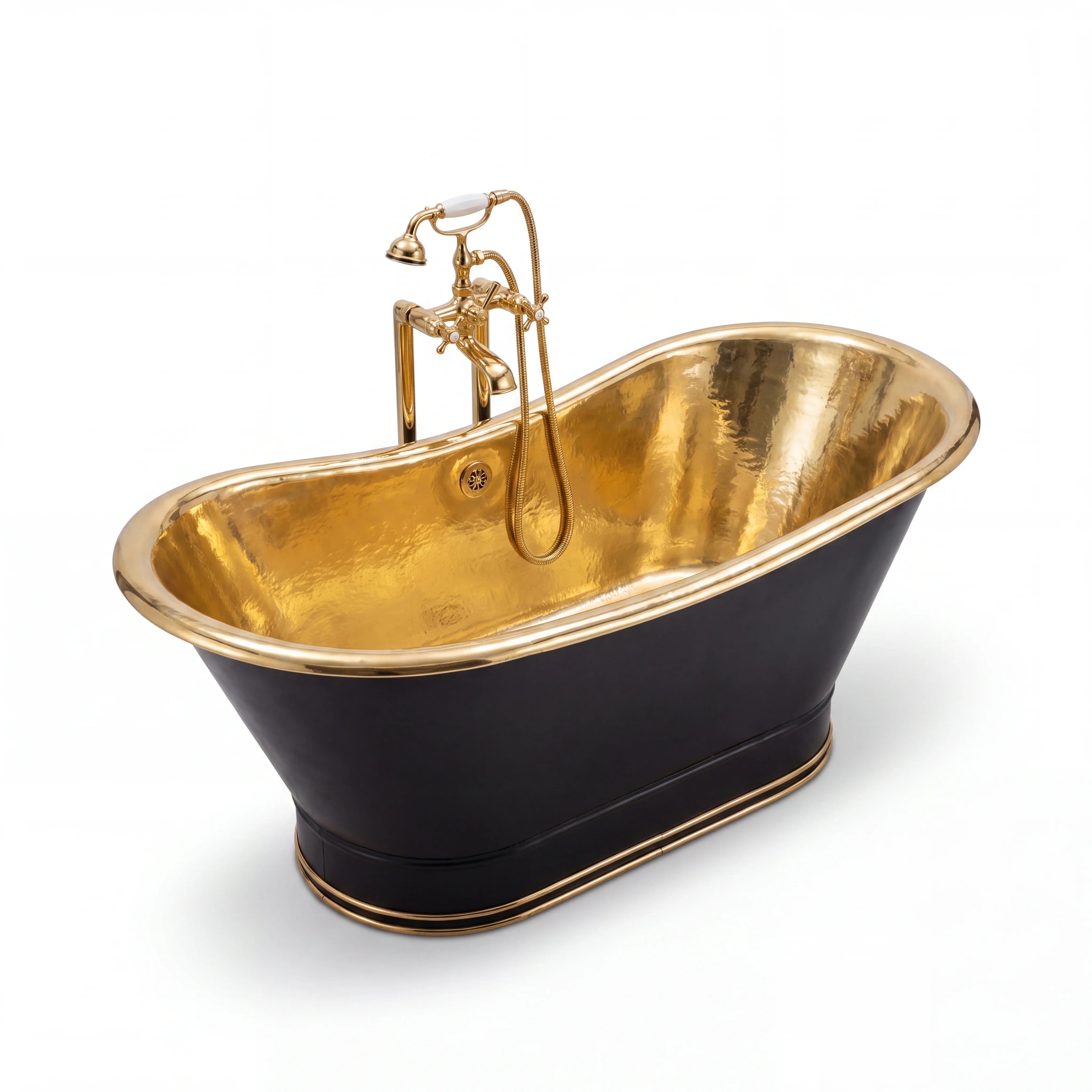 Bañera exenta de latón