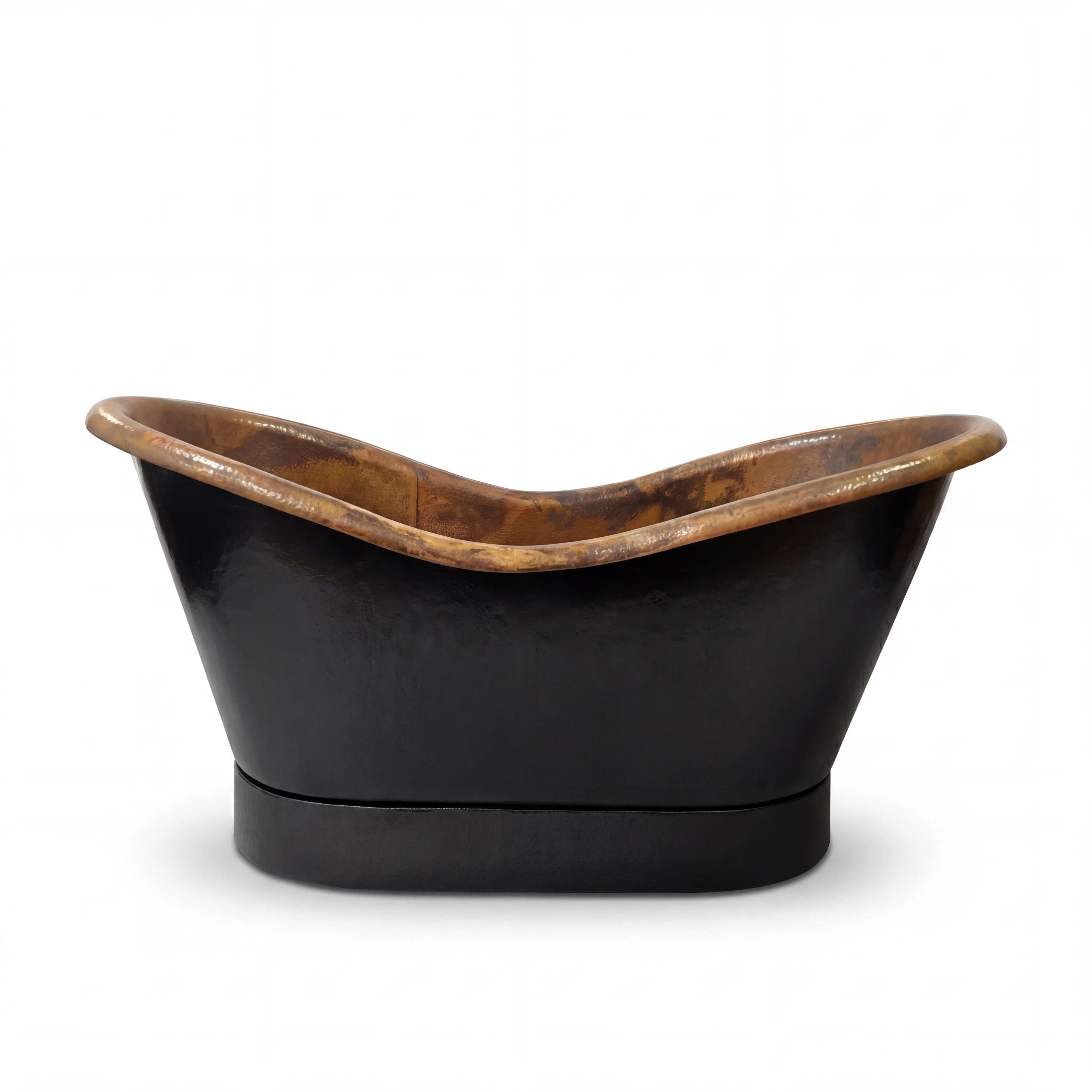 Bañera de cobre exenta