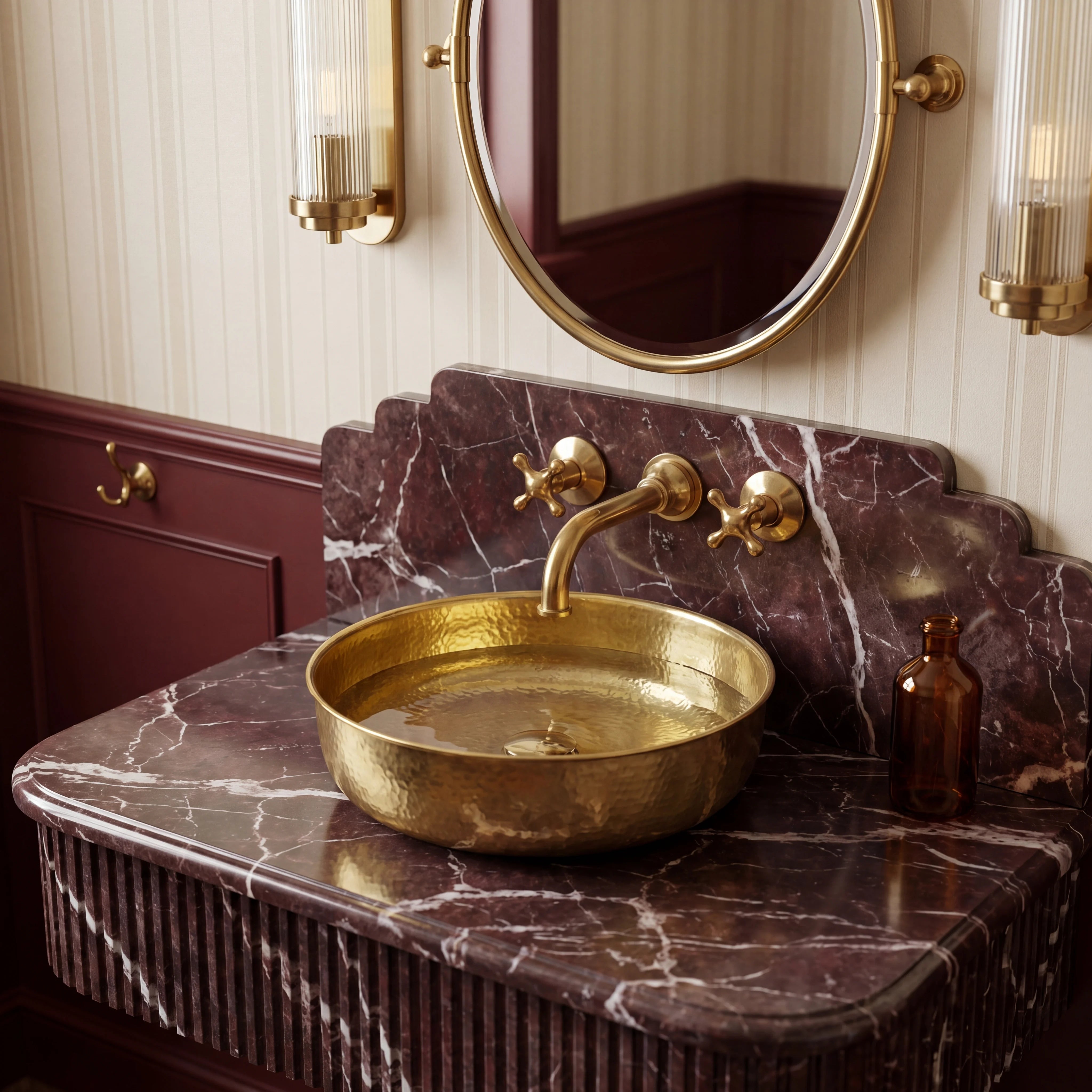 Soleil Brass Vessel Sink